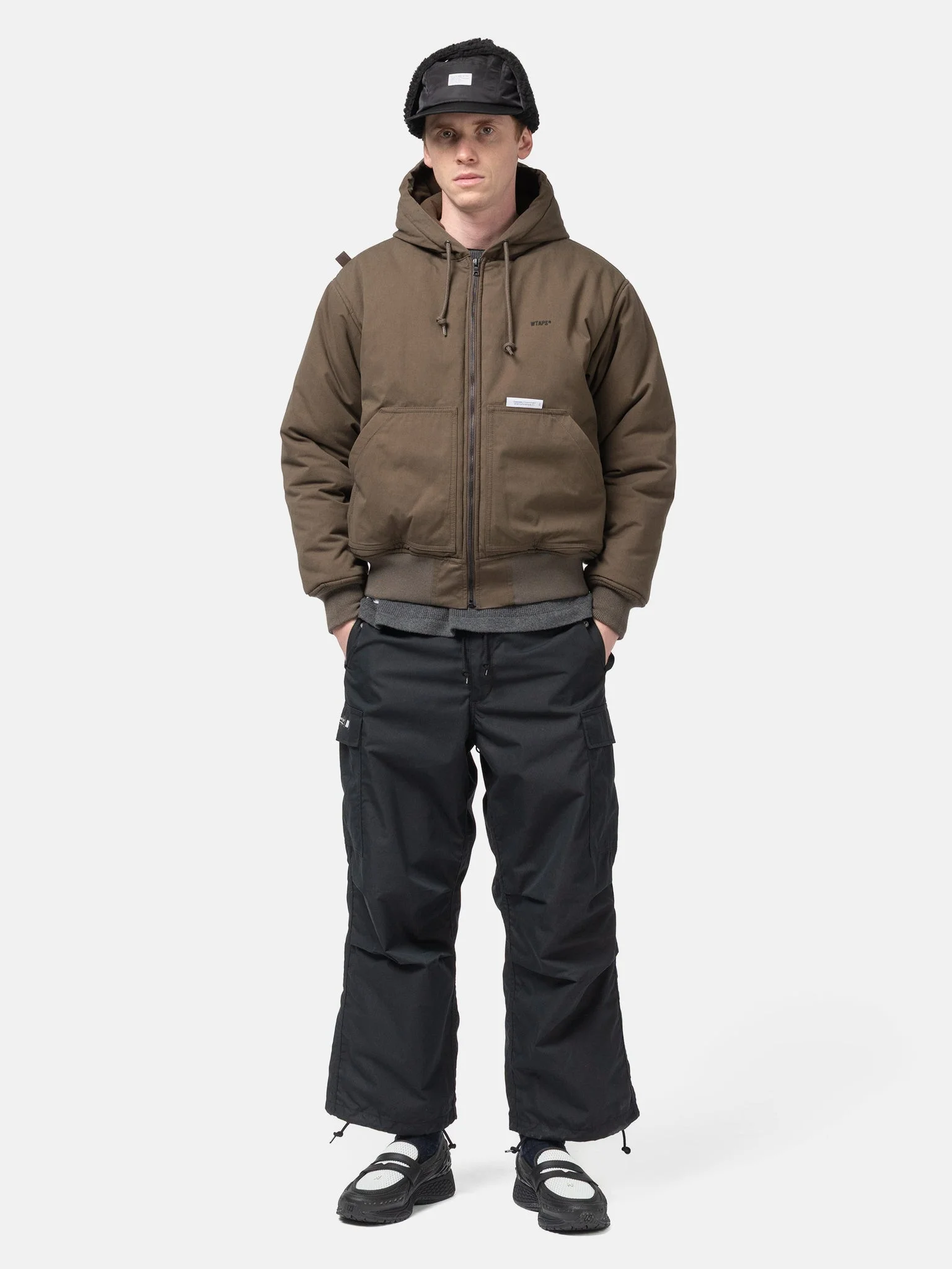 K*D様 WTAPS 252TQDT-JKM01 PUFF DOOM JACKE WTAPS Puff Doom / Jacket / Cotton. Weather Brown - 252TQDT-JKM01