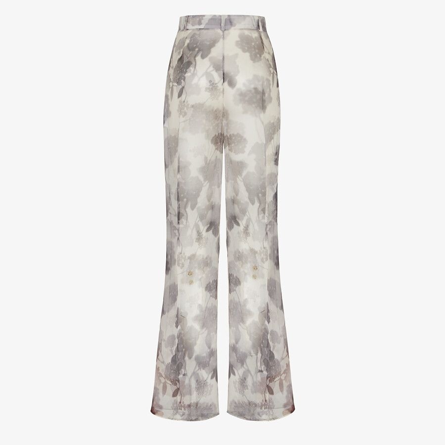 Gray organza pants - 2