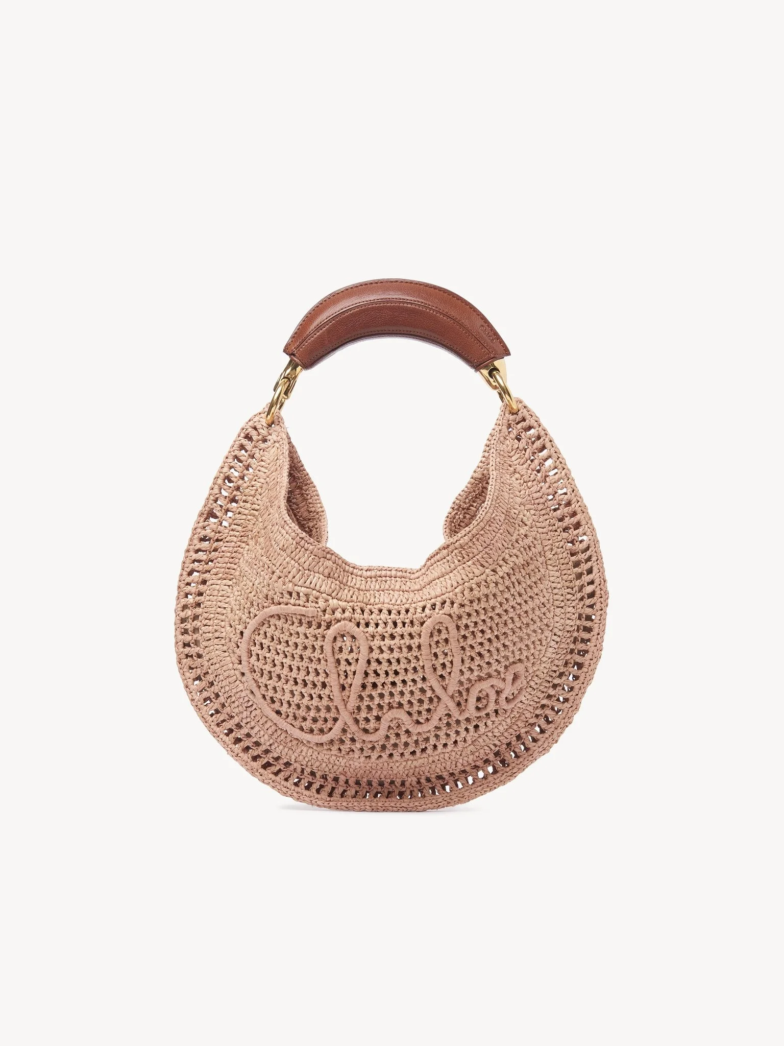 SUMMER BANANA HOBO BAG IN RAFFIA - 1