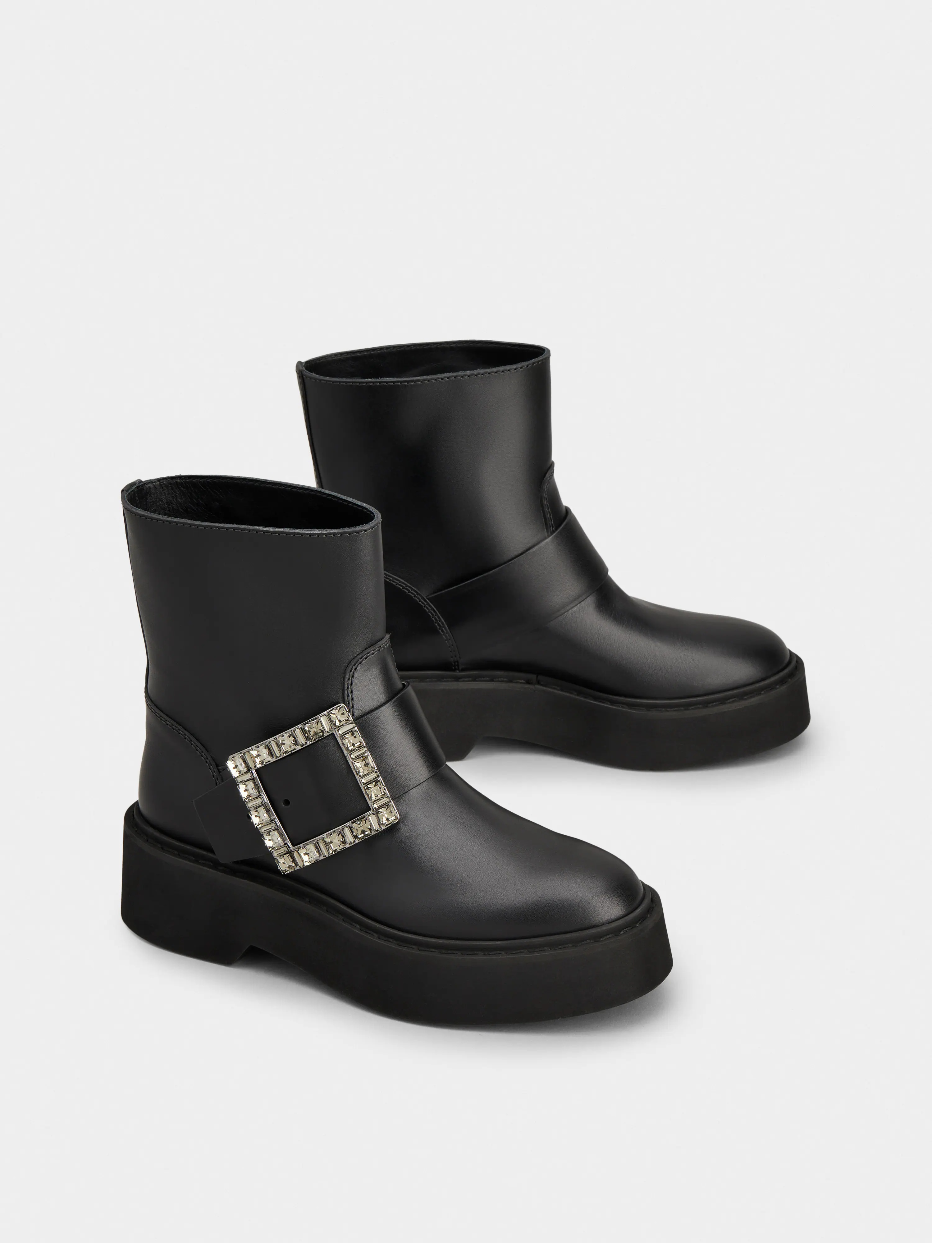 Viv' Rangers Biker Booties in leather - 2