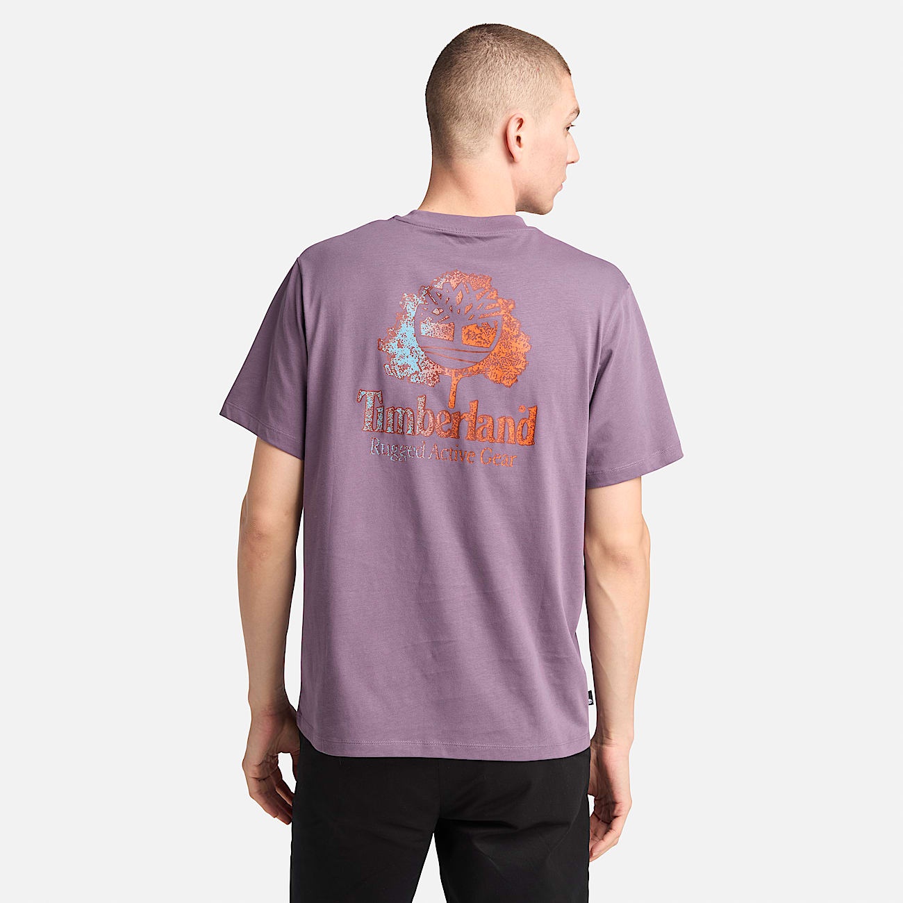 Men's Rugged Active Gear Back Graphic T-Shirt - 5