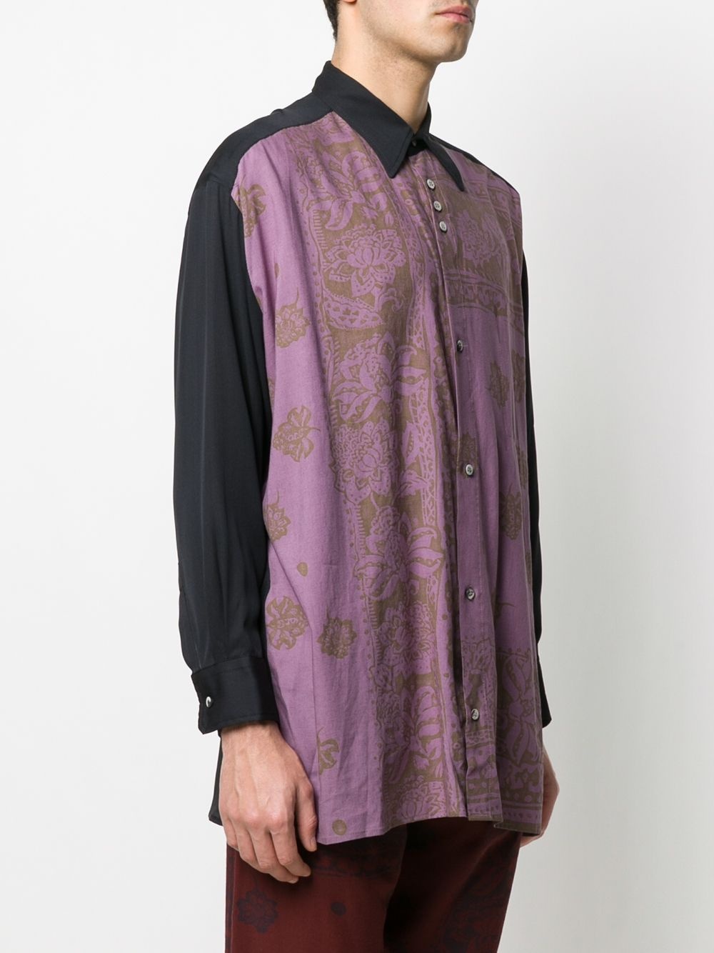 loose-fit floral-print shirt - 3