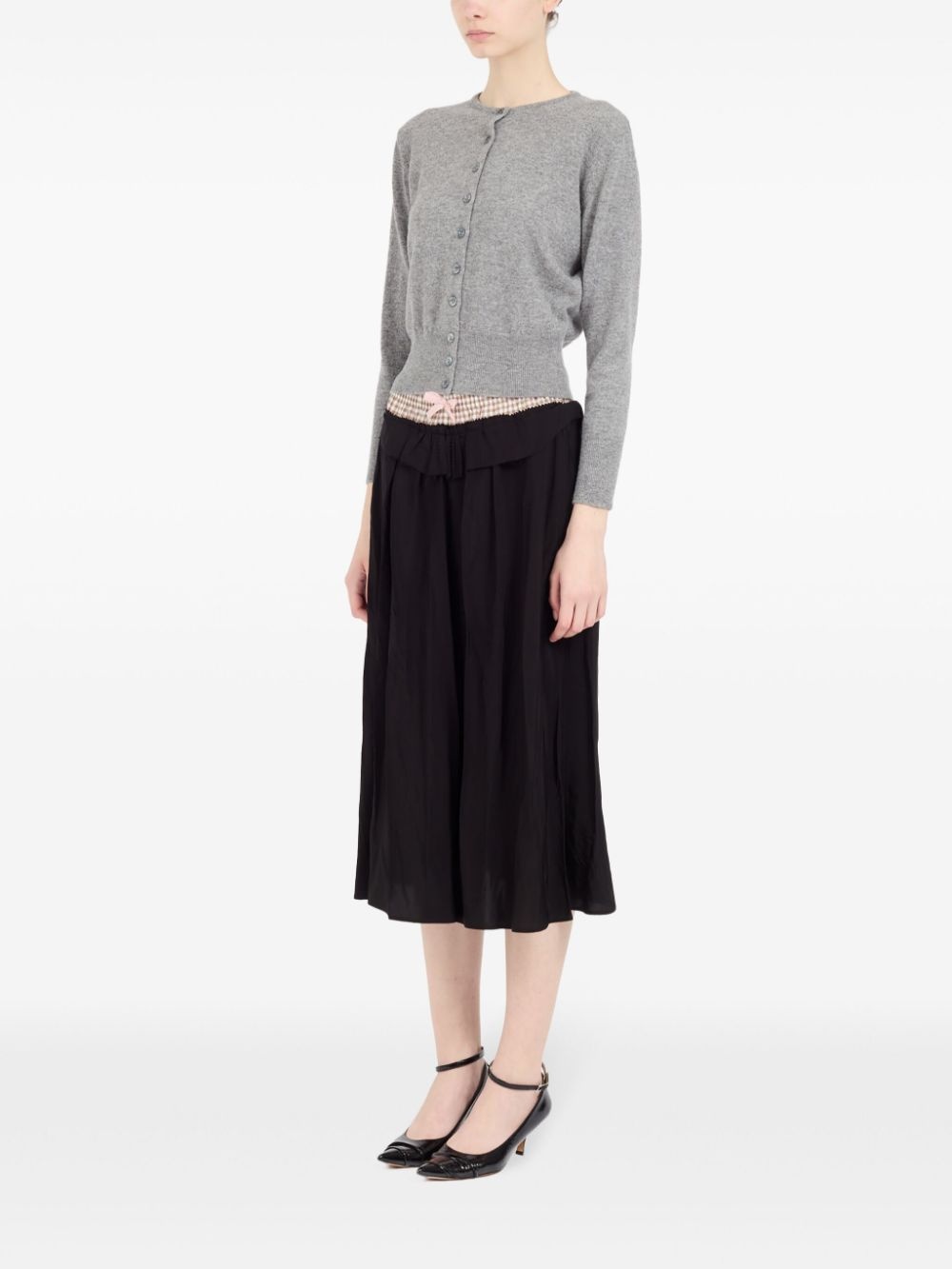 V-neck virgin-wool vest - 7