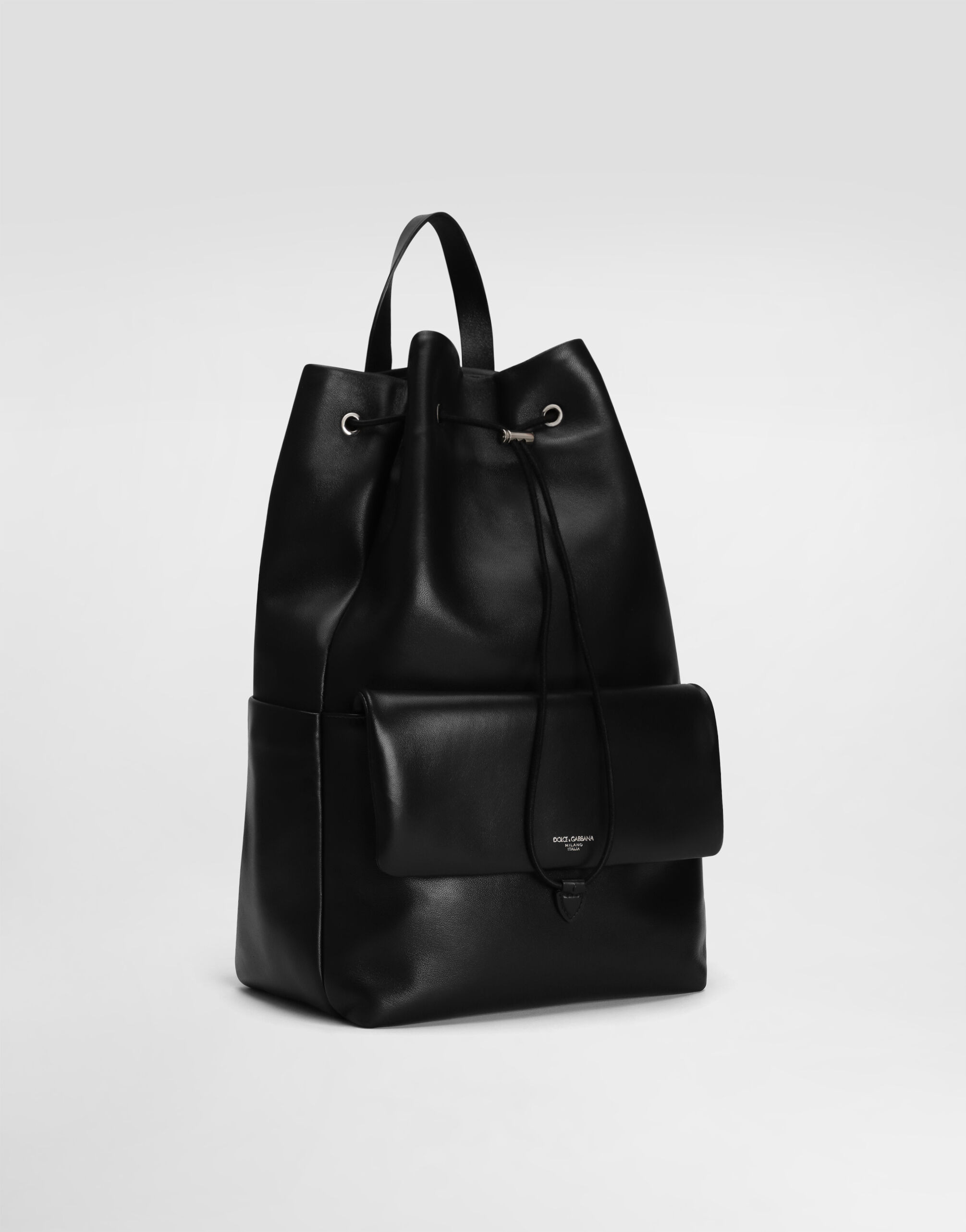 Calfskin nappa leather backpack - 3