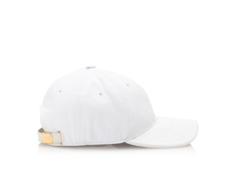 TOM FORD COTTON CANVAS TF BASEBALL CAP outlook