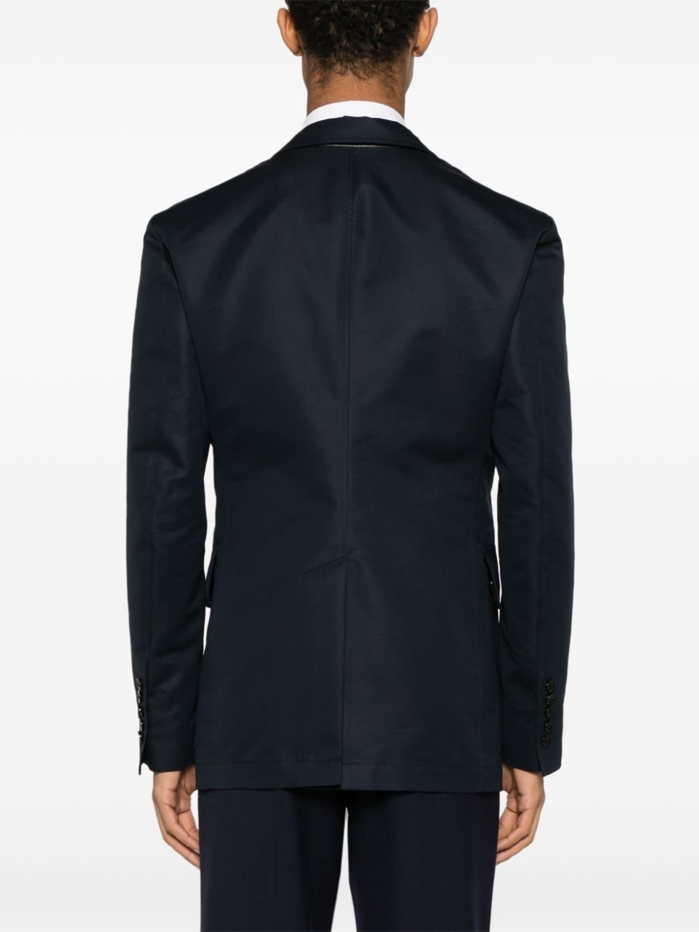 zipped-up single-breasted blazer - 4
