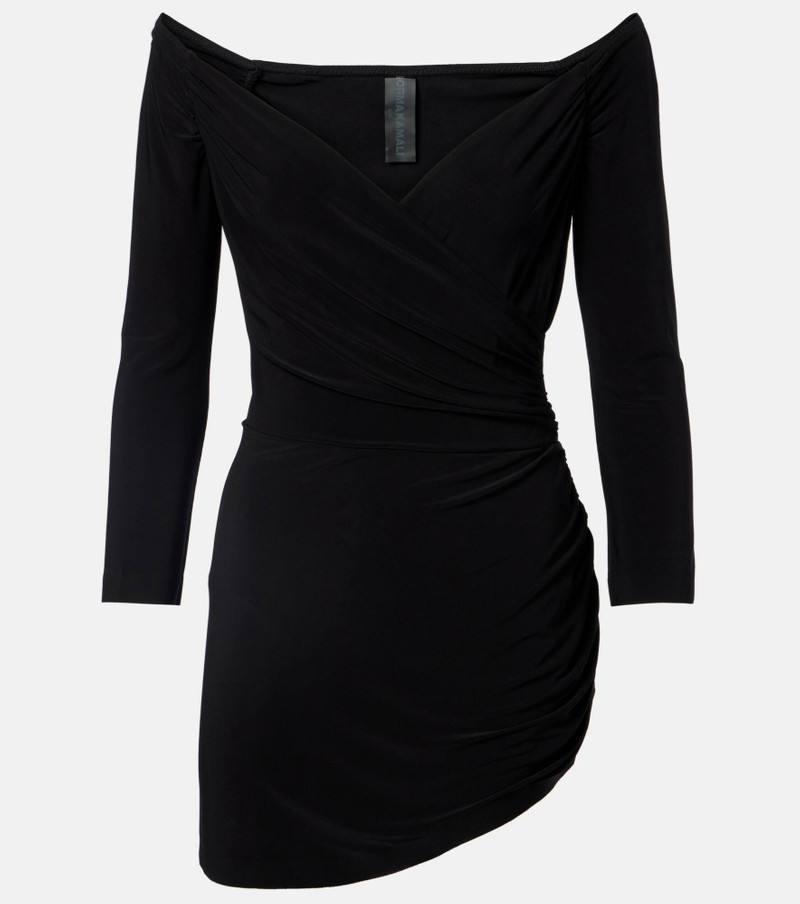 Ruched jersey minidress 1