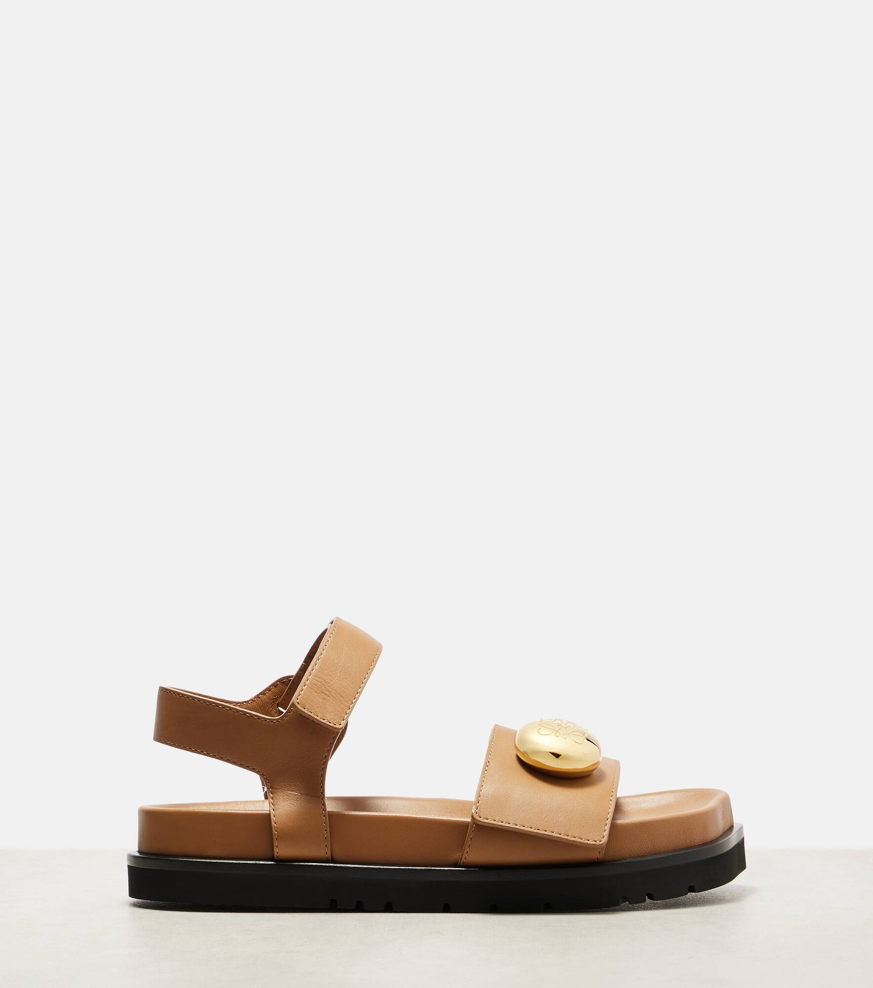 Pebble leather sandals - 4