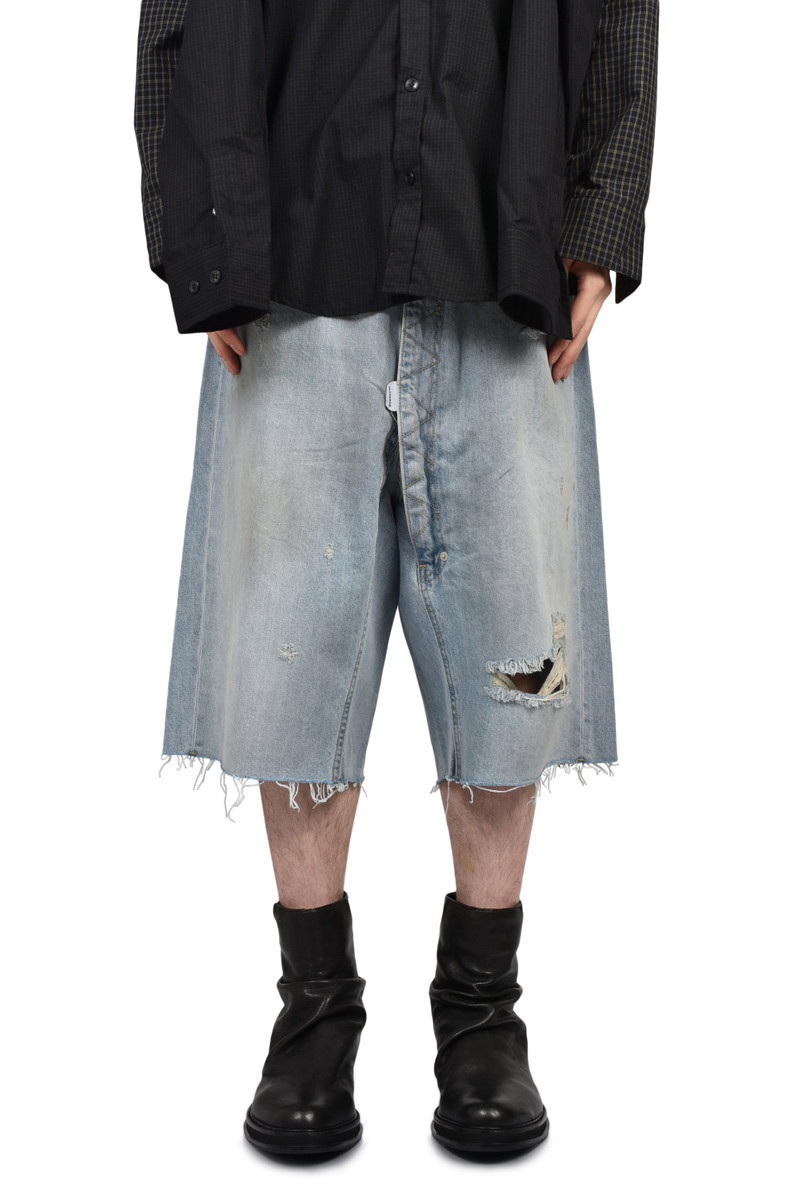 LONG ZIPPER SHORTS / BLUE 1