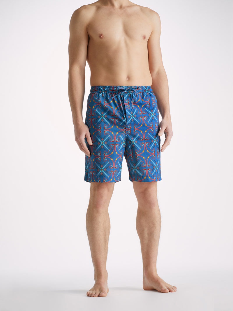 Men's Lounge Shorts Ledbury 64 Cotton Batiste Multi - 5