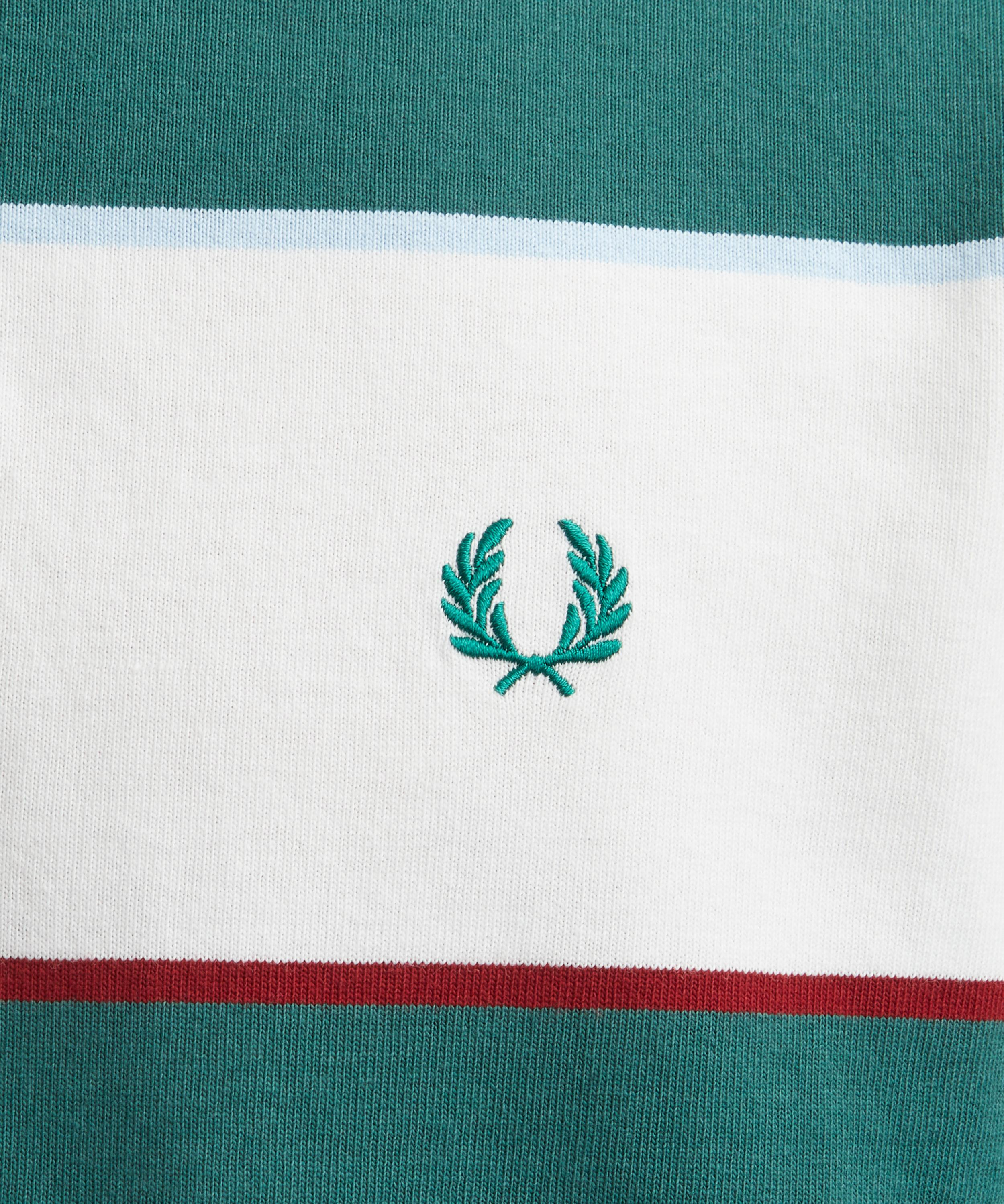 Heavyweight Jersey Striped Polo Shirt - 5