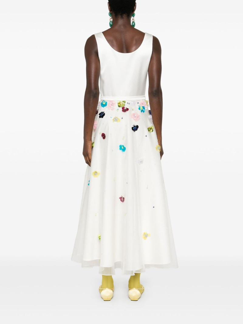 embroidered A-line maxi dress 4
