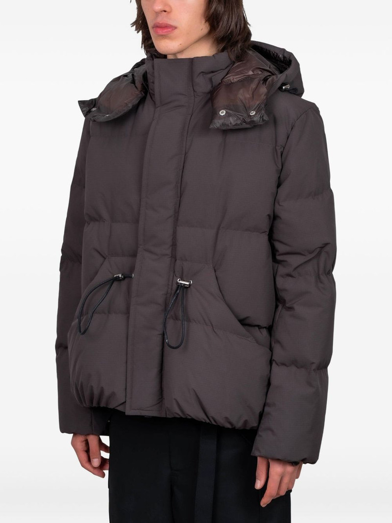 sacai hooded puffer jacket outlook
