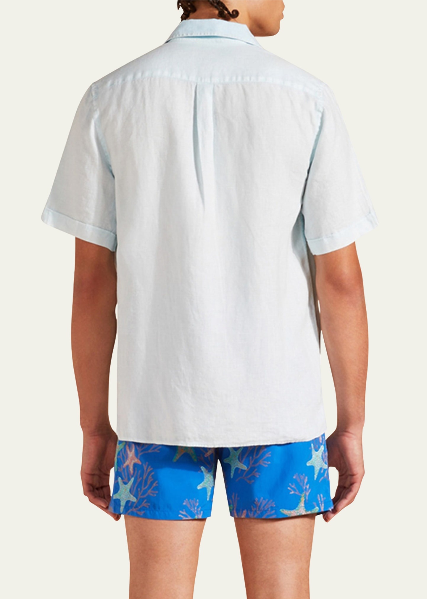 Men's Linen Pocket Camp Shirt - 3