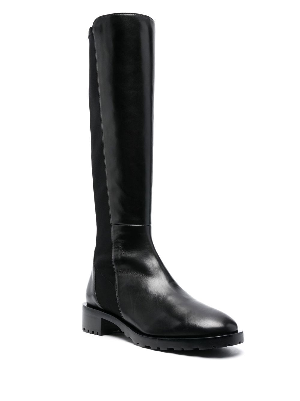 panelled knee-length boots - 2