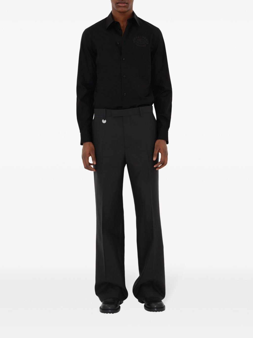 logo-embroidered polo shirt - 5