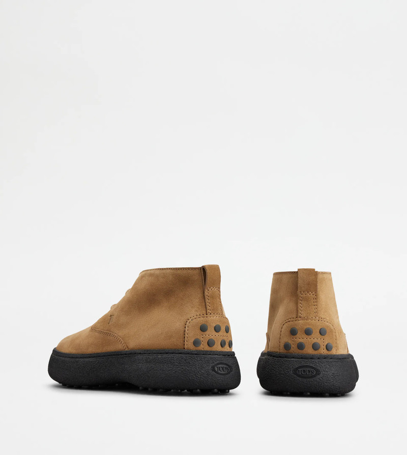 Tod's TOD'S W. G. DESERT BOOTS IN SUEDE - BROWN outlook