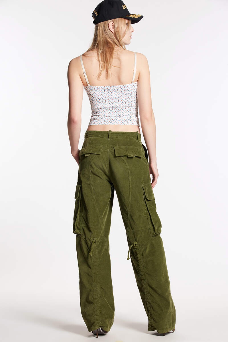 CORDUROY CARGO PANTS - 2