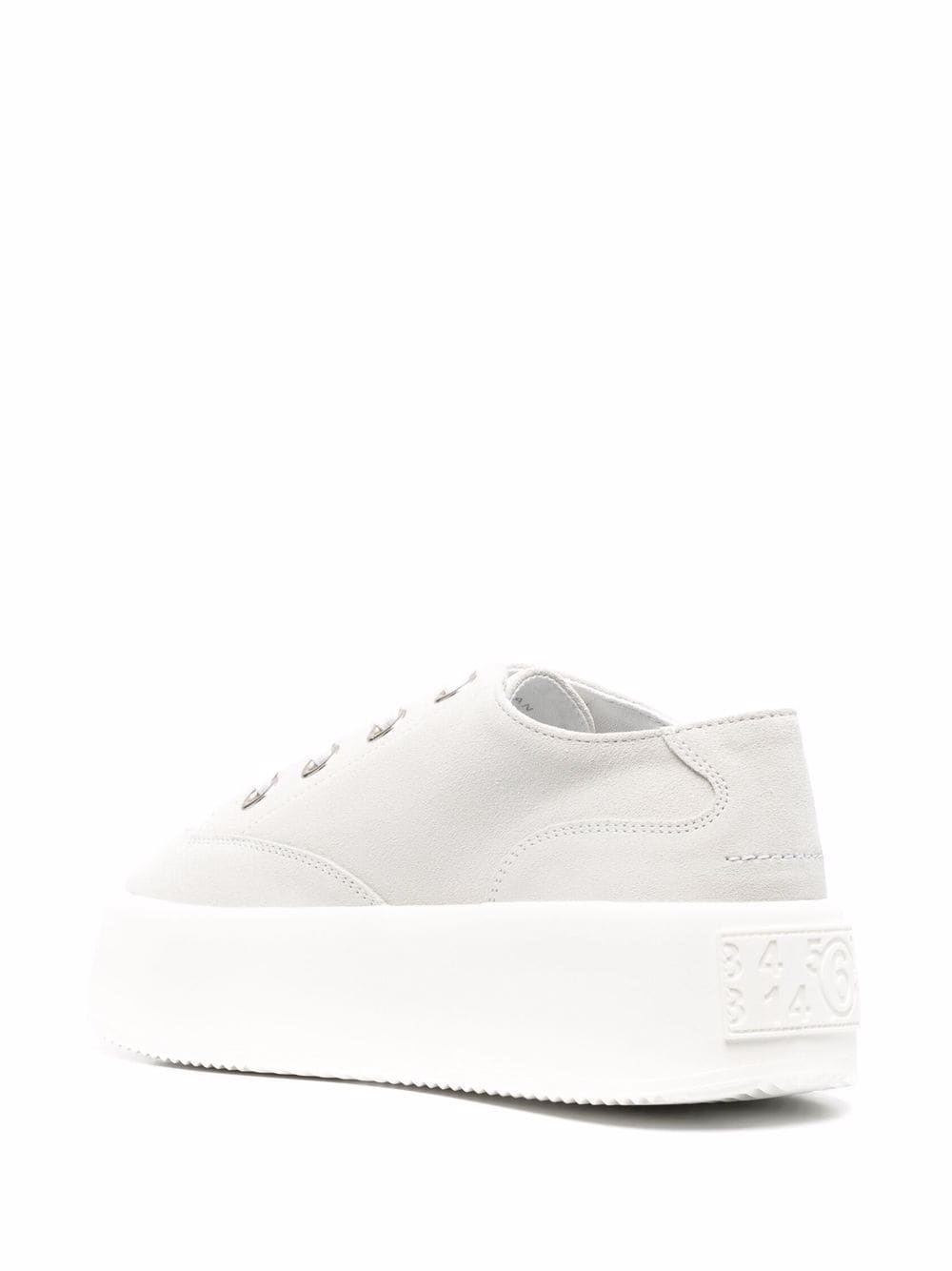 suede flatform sneakers - 3