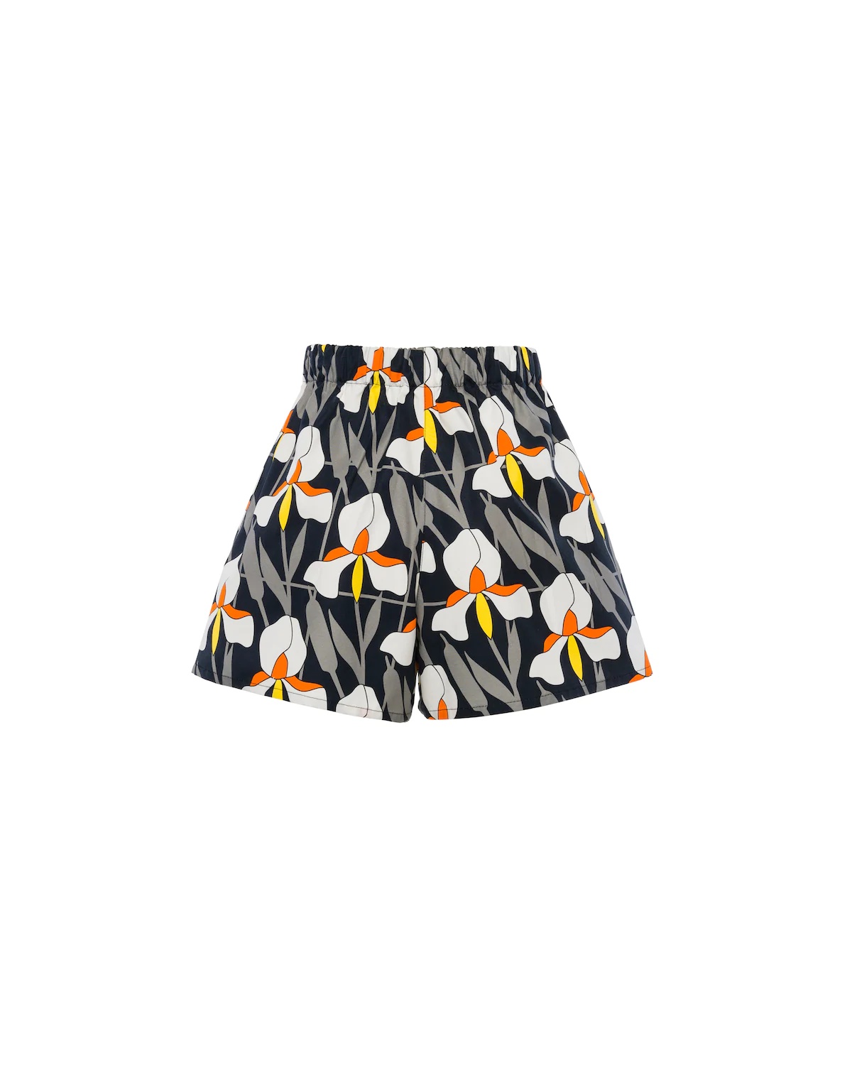 Printed poplin shorts - 3