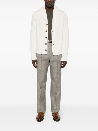TOM FORD chunky-knit cashmere cardigan outlook