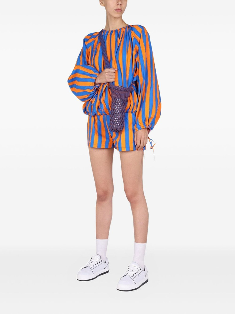 SUNNEI striped gathered top outlook