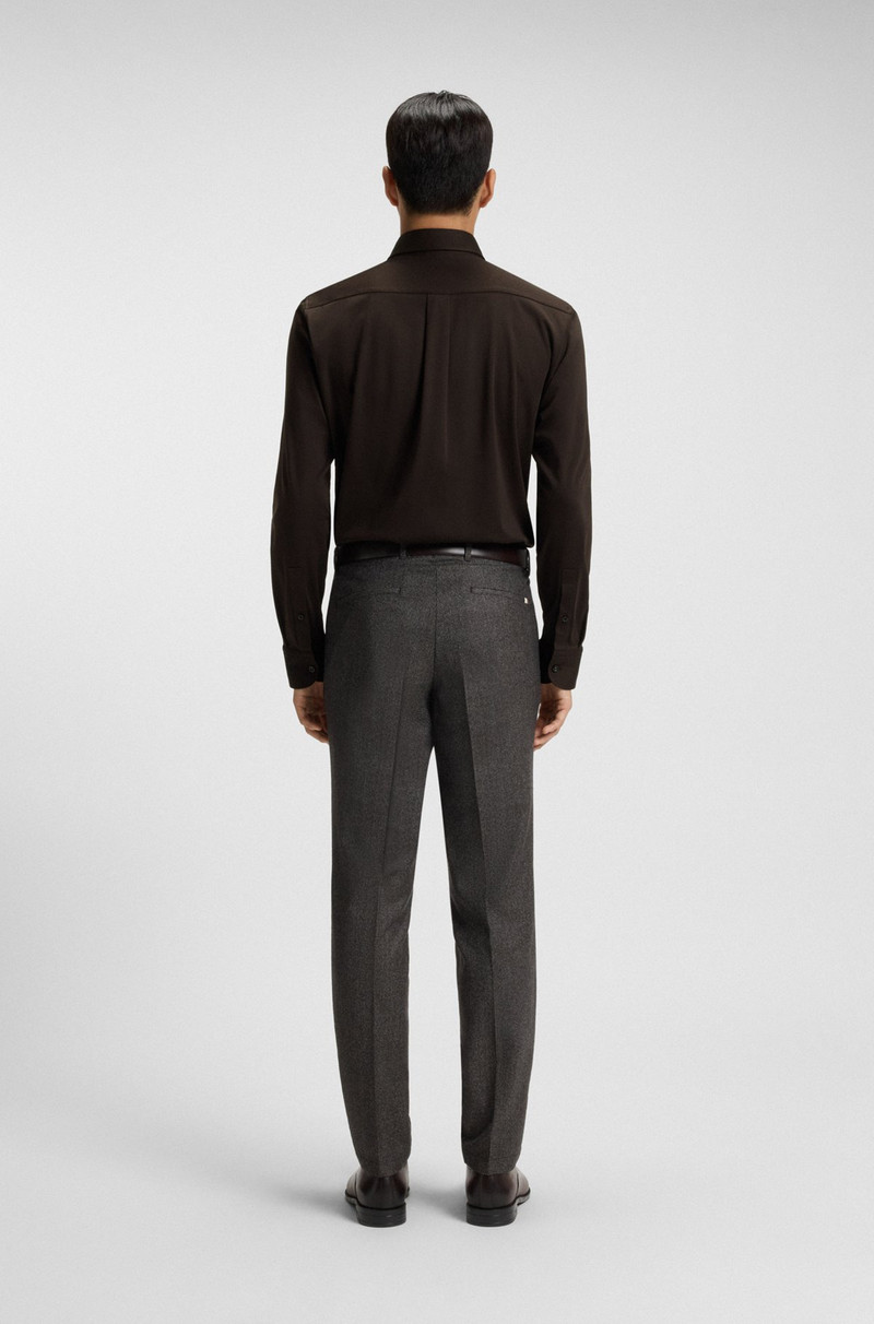 SLIM-FIT SHIRT IN MERCERISED COTTON 5