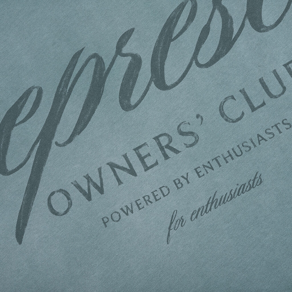 OWNER CLUB SCRIPT T-SHIRT - VINTAGE GREEN - 3