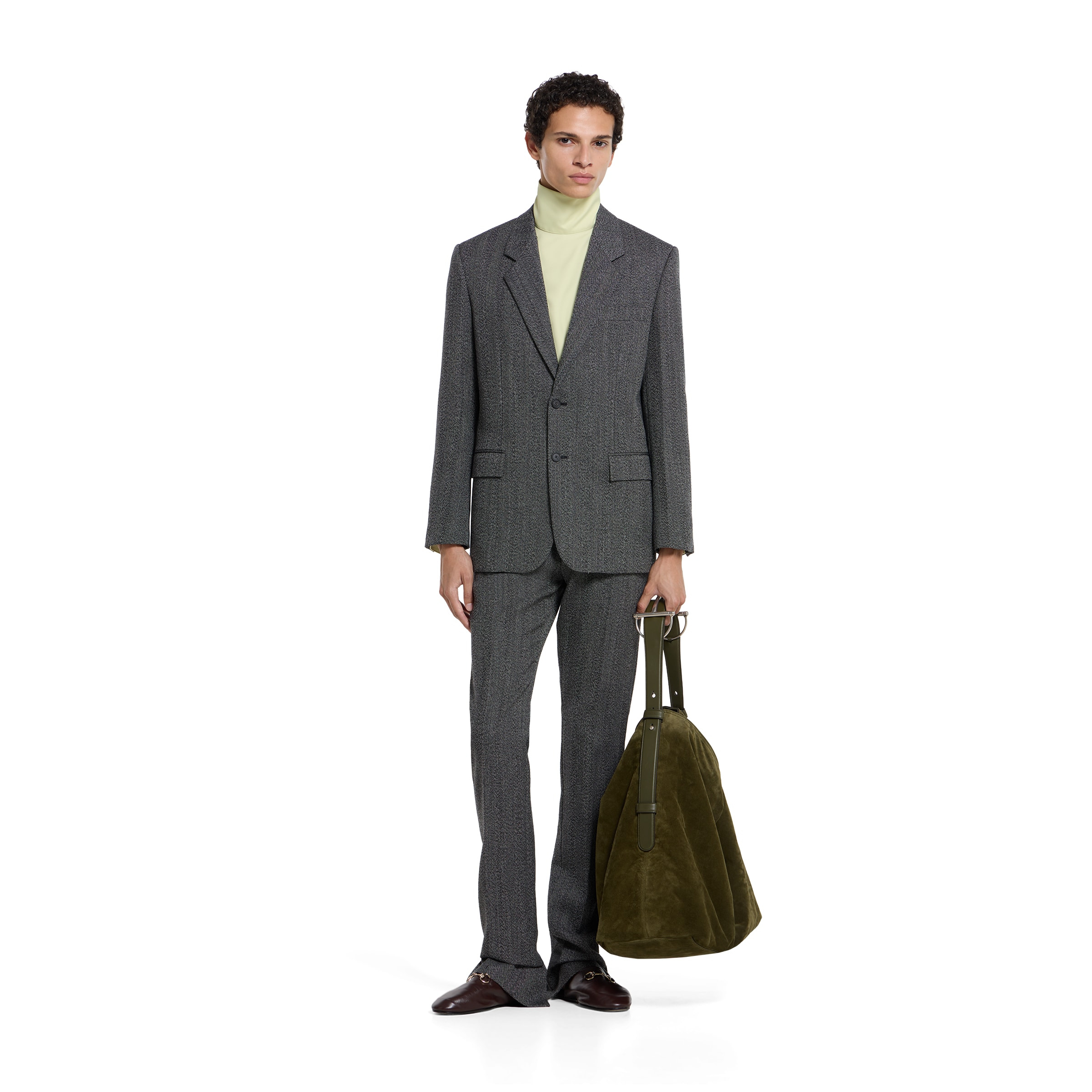 Wool mouliné jacket - 2