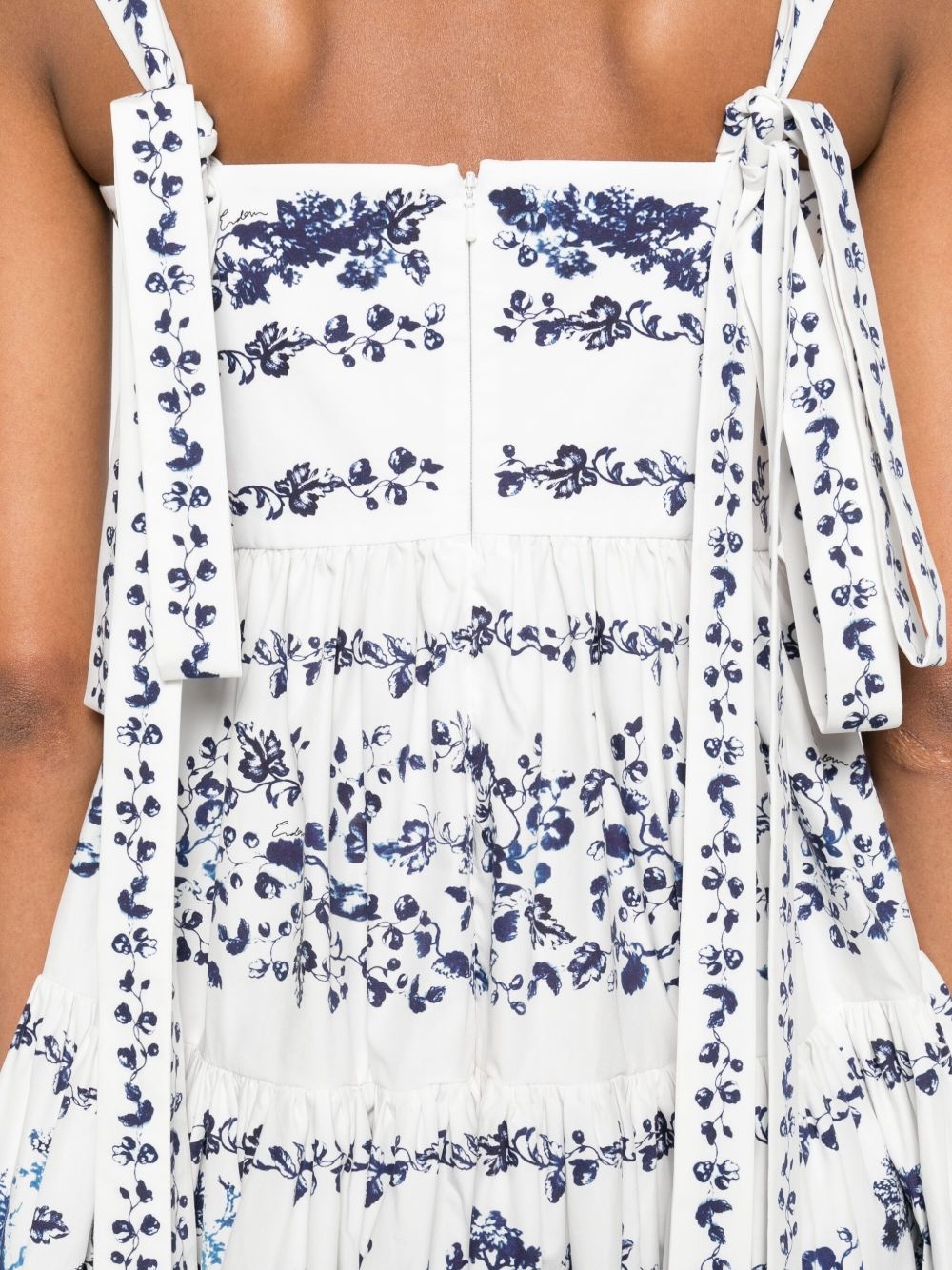 floral-print midi dress - 5