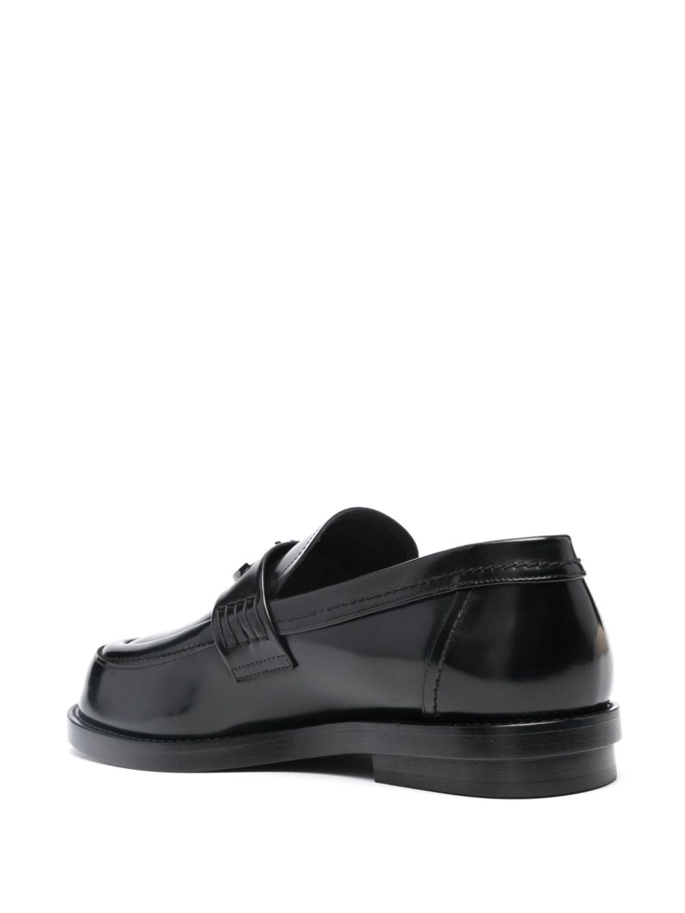 Alexander McQueen logo-plaque Leather Loafers - 2