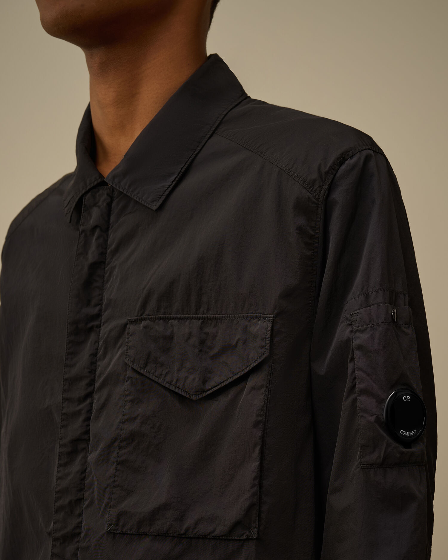 Chrome-R Lens Zipped Overshirt - 5