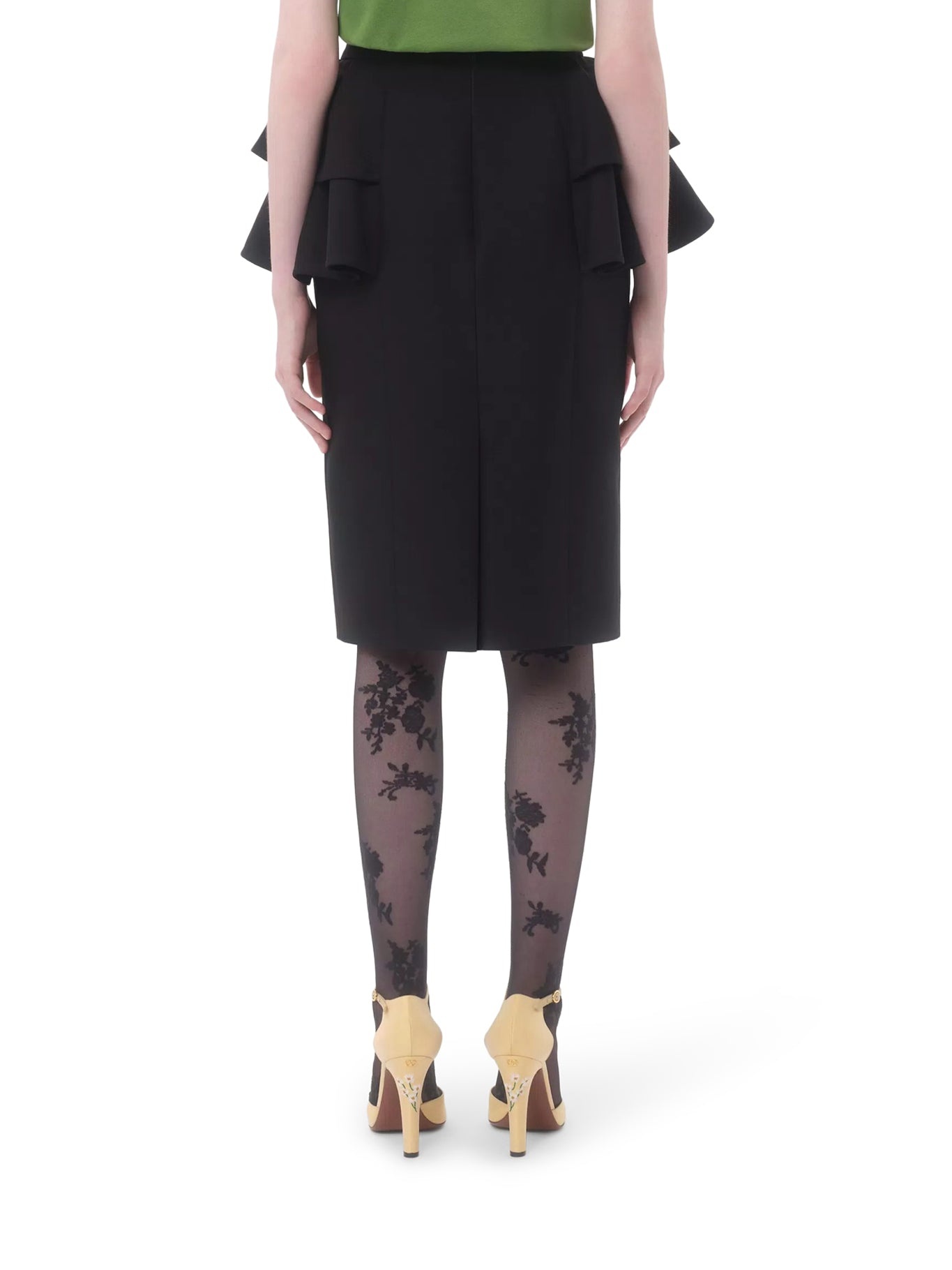 CREPE MIDI SKIRT - 4