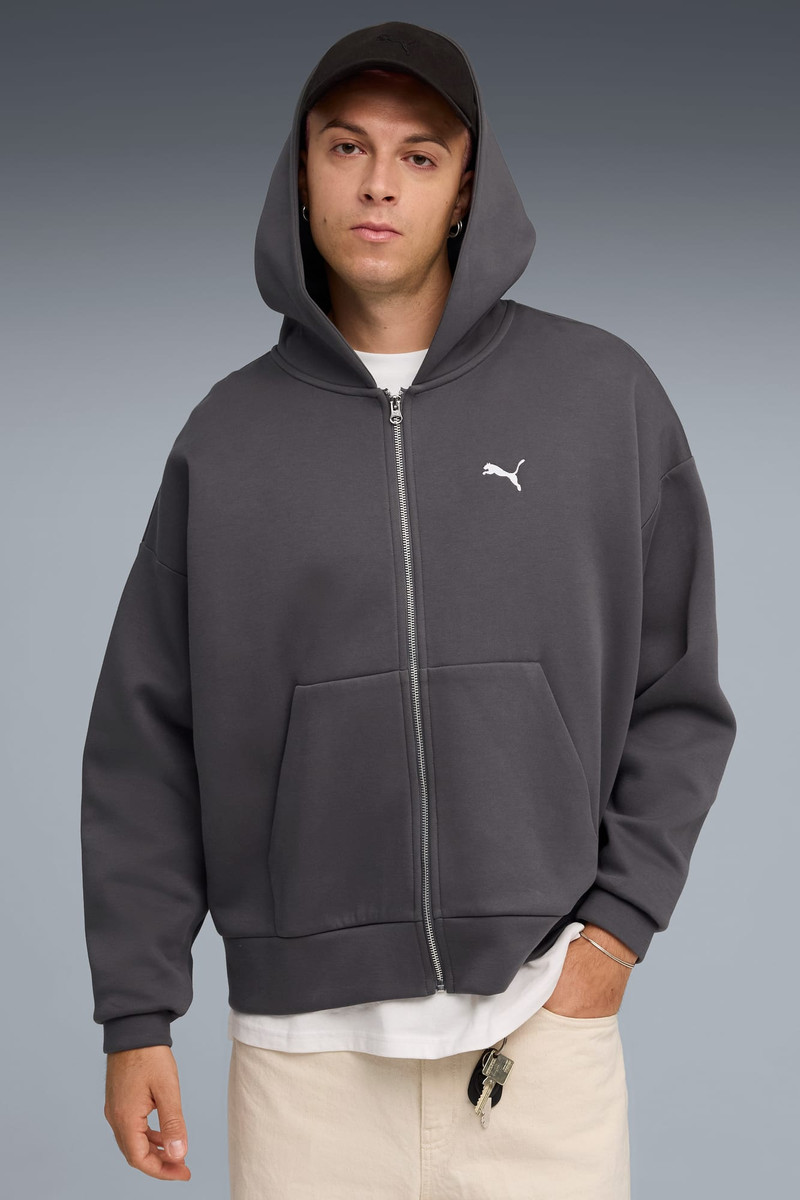 PUMA PUMA Wardrobe Essentials Men's Zip-Up Hoodie outlook