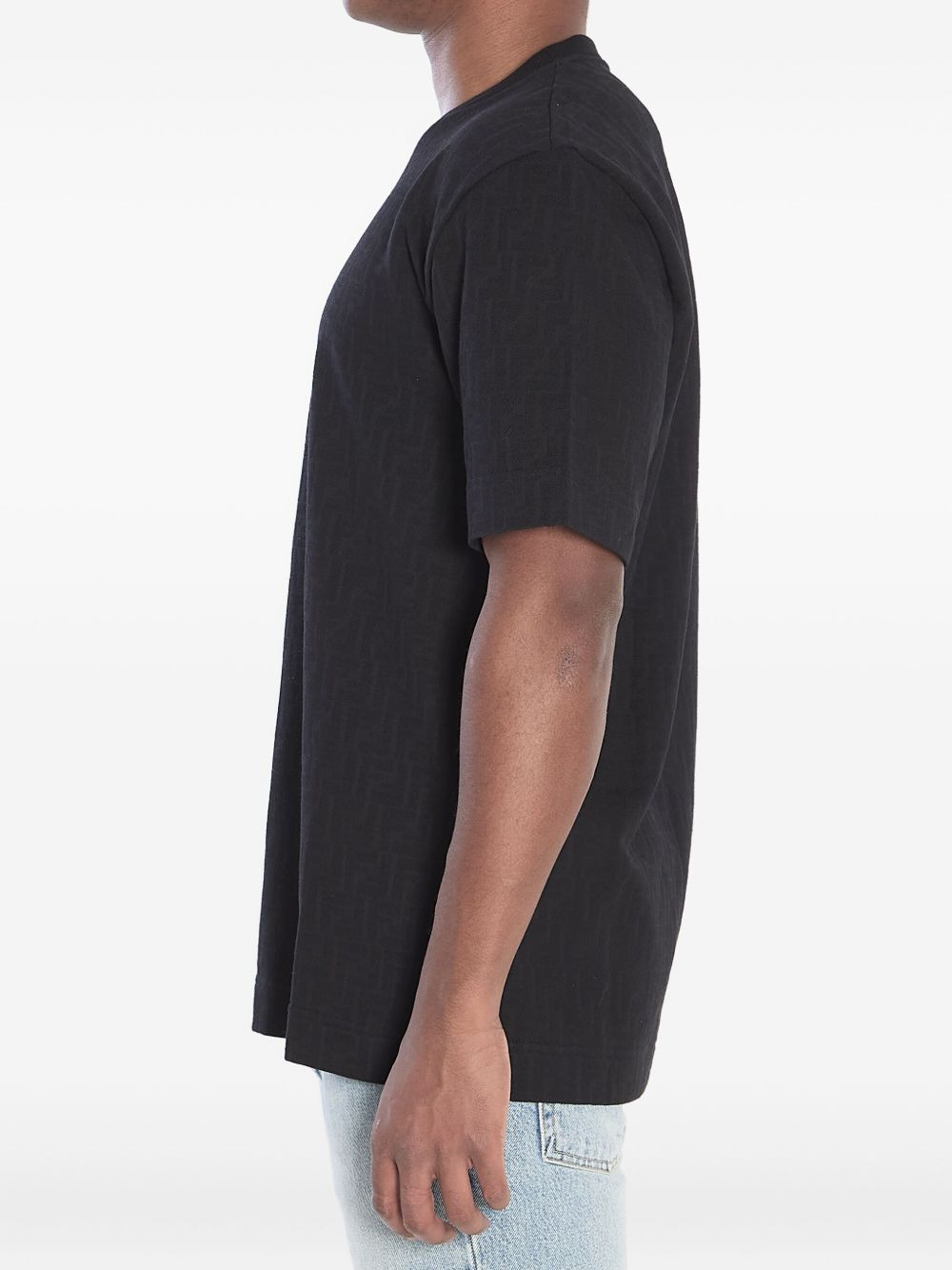 FF-monogram cotton T-shirt - 3