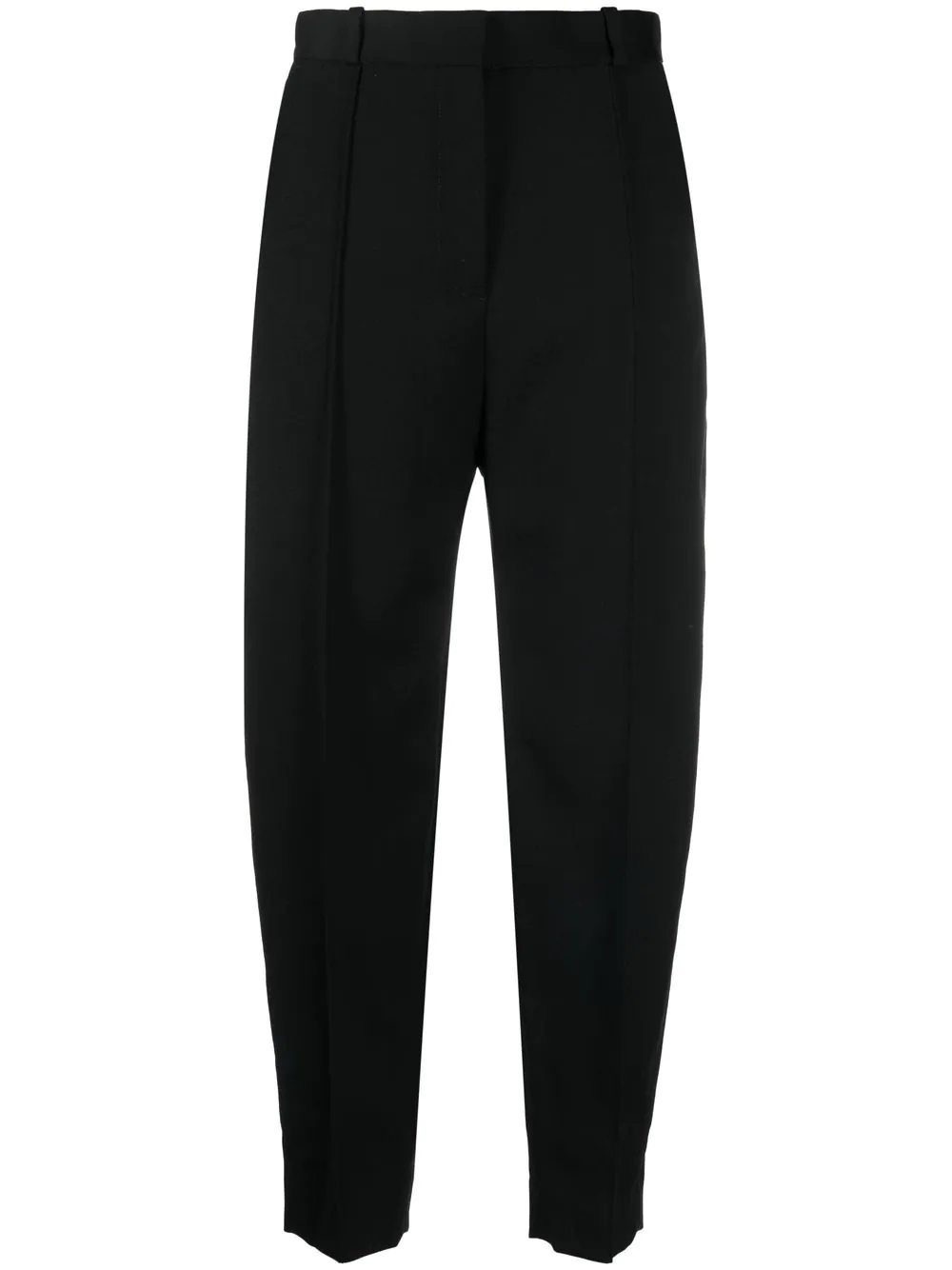 Sewn tapered wool trousers - 1