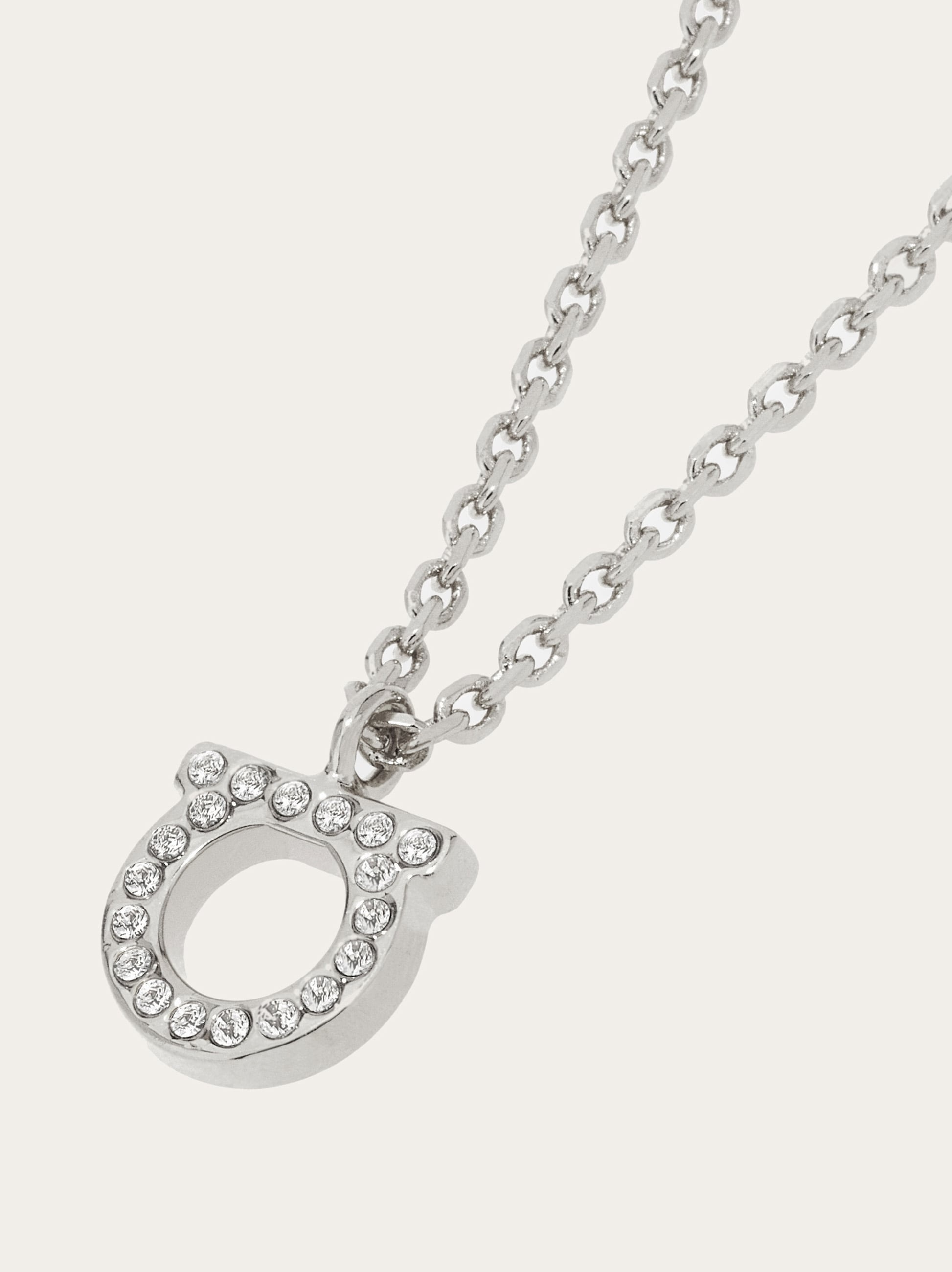 Gancini crystals necklace (S) - 2