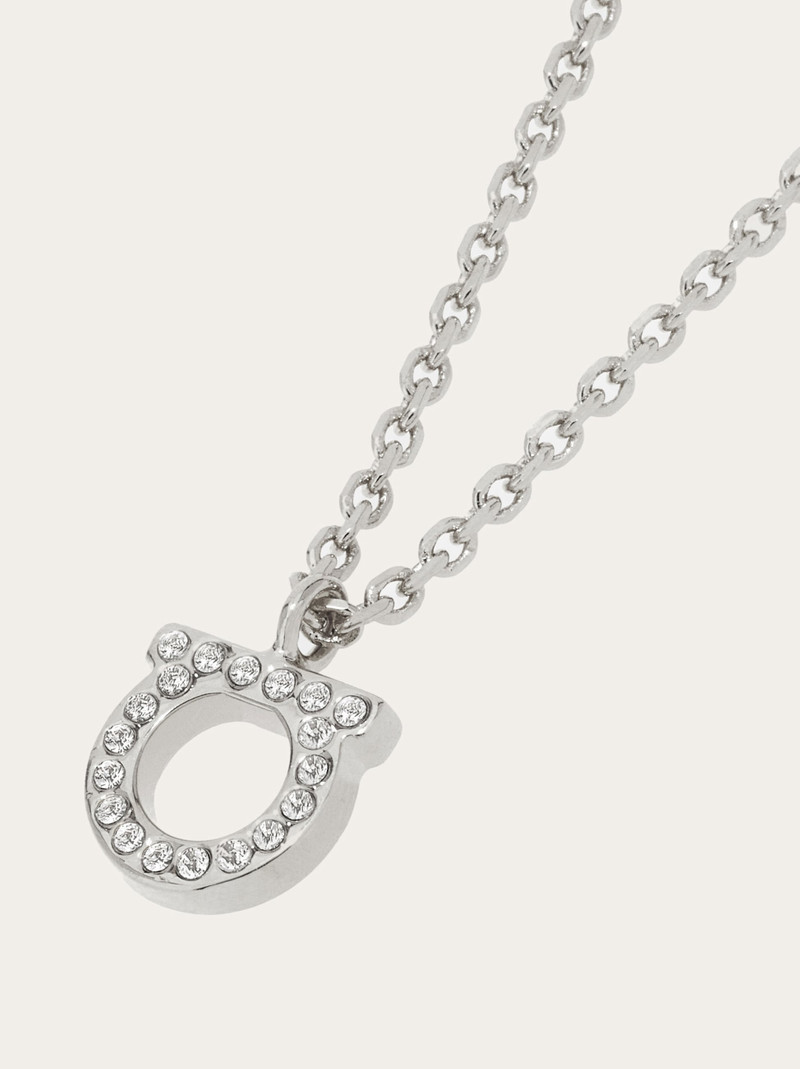 FERRAGAMO Gancini crystals necklace (S) outlook