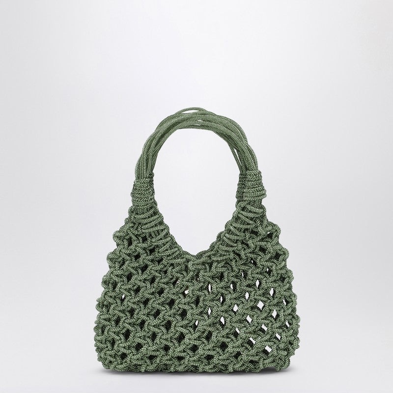 Hibourama - Hibourama Green Vannifique Small bag with crystals - 1