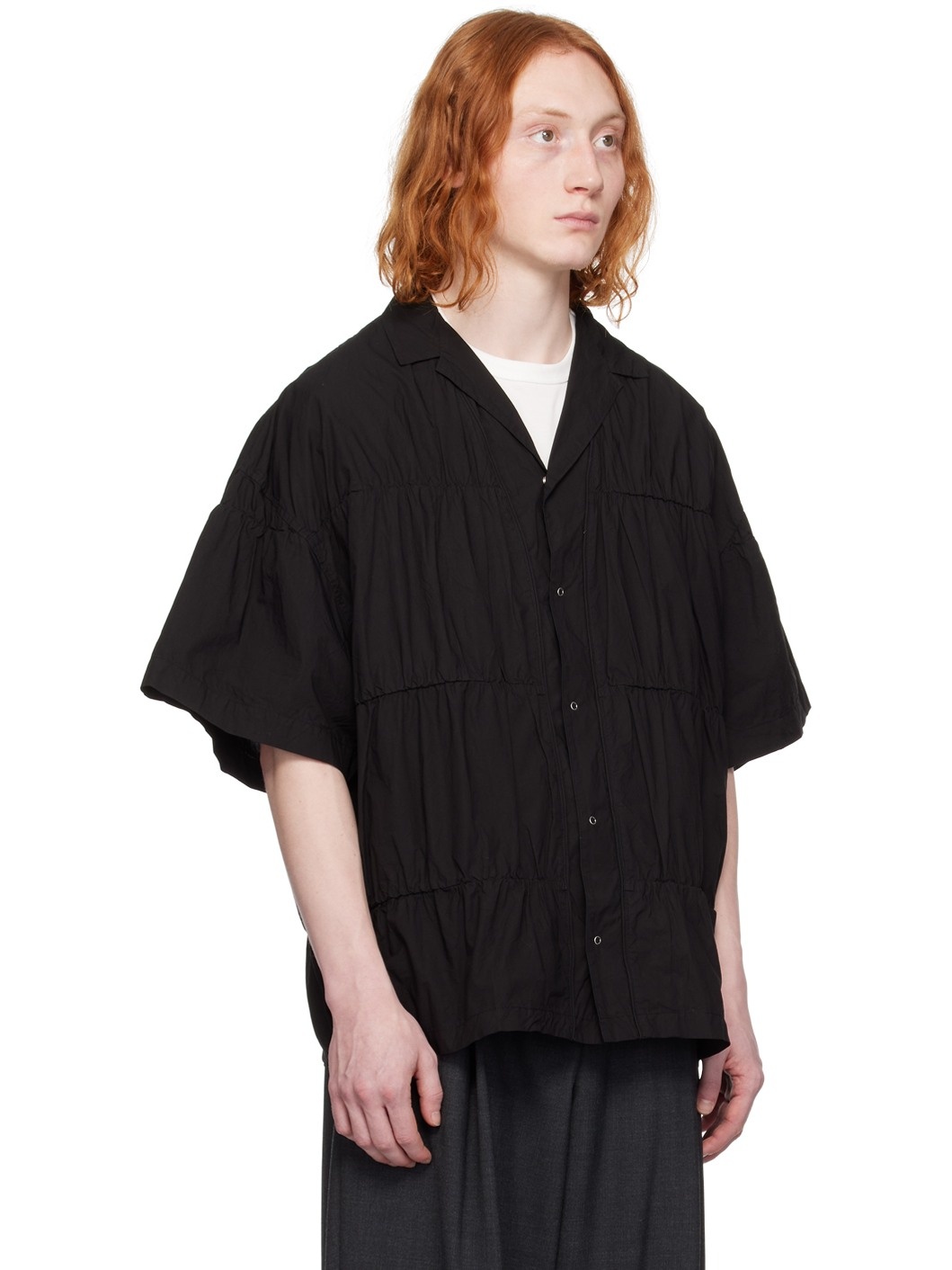 Black Cinched Shirt - 2