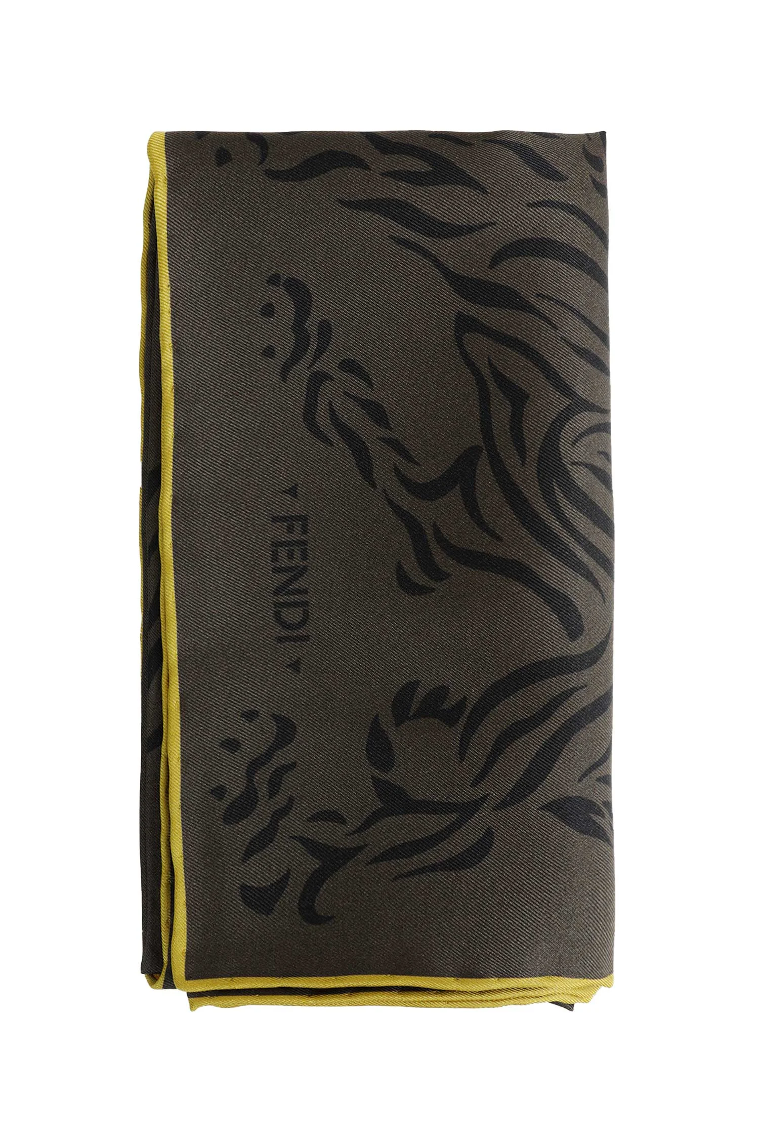 Tiger Silk Foulard - 1