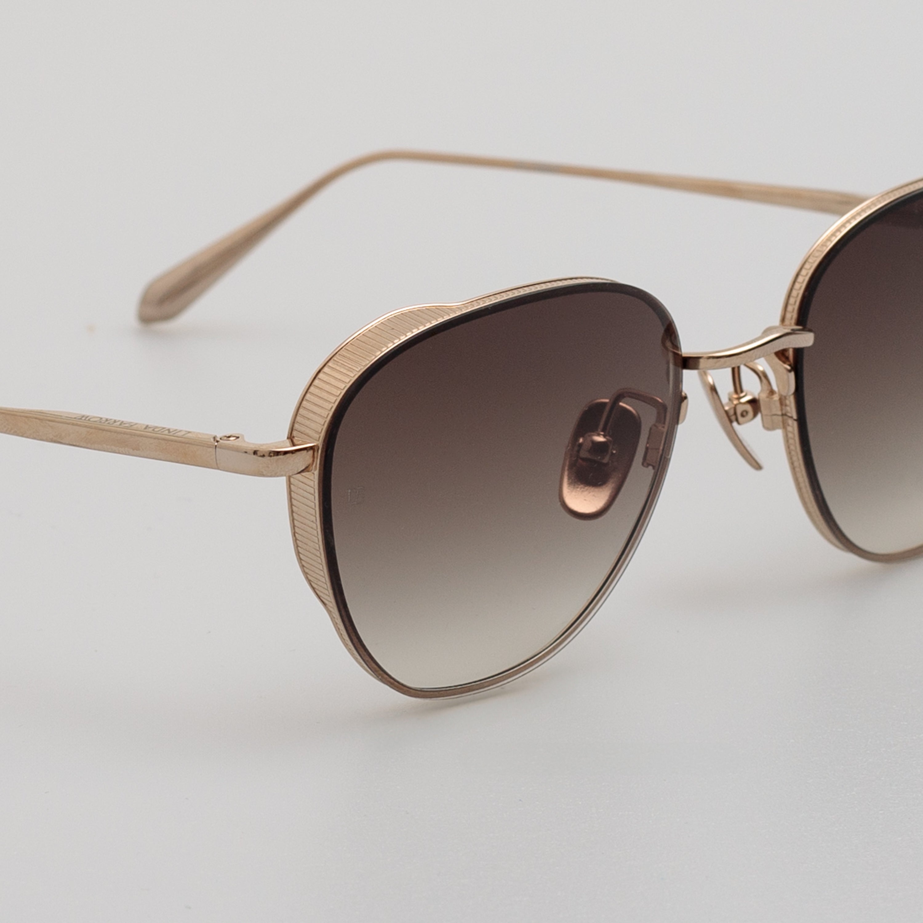 Men's Hardy Sunglasses in Light Gold - 5