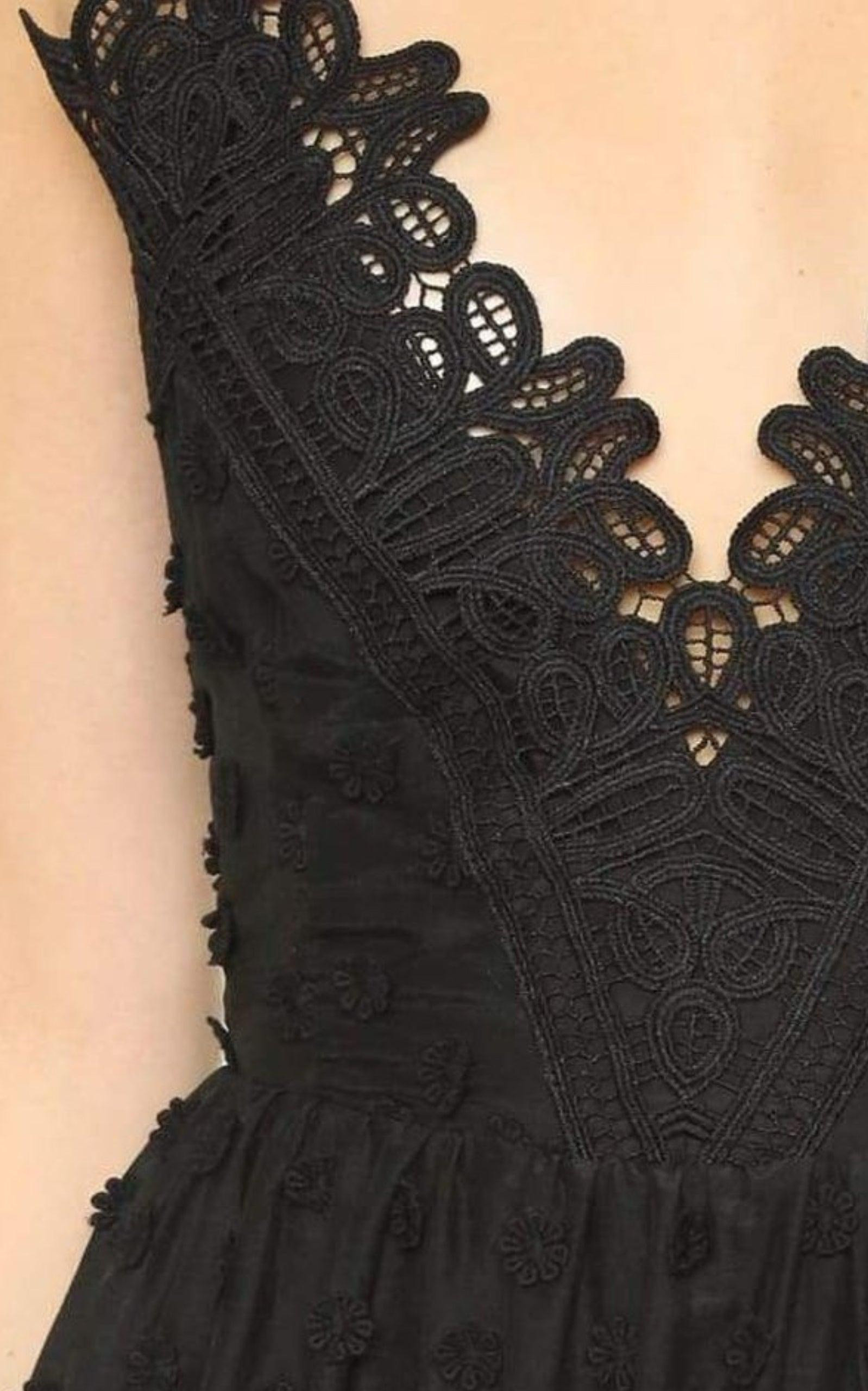 Ivy Coton Blend Lace Dress - 5