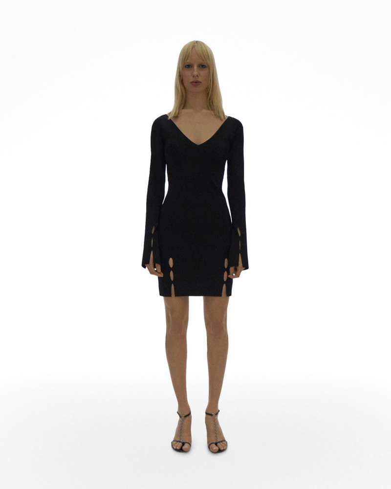 Helmut Lang SLIT KNIT MINI DRESS outlook