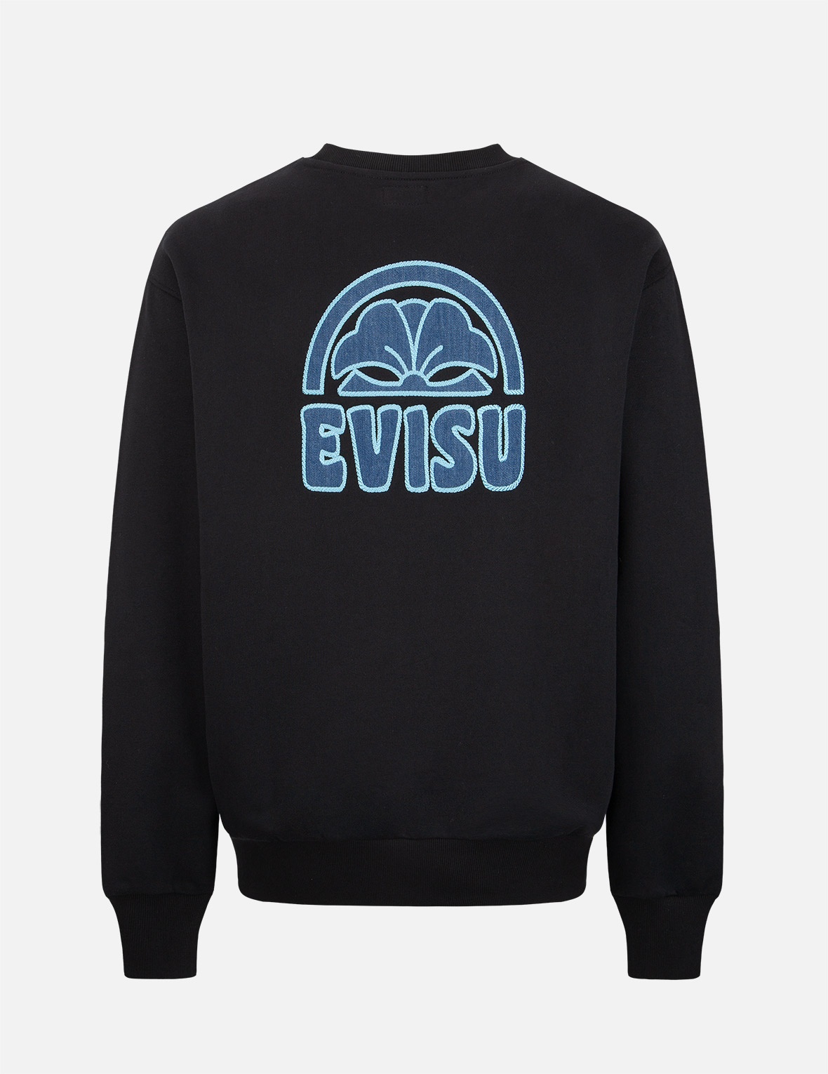 KAMON LOGO DENIM APPLIQUÉ SWEATSHIRT - 2
