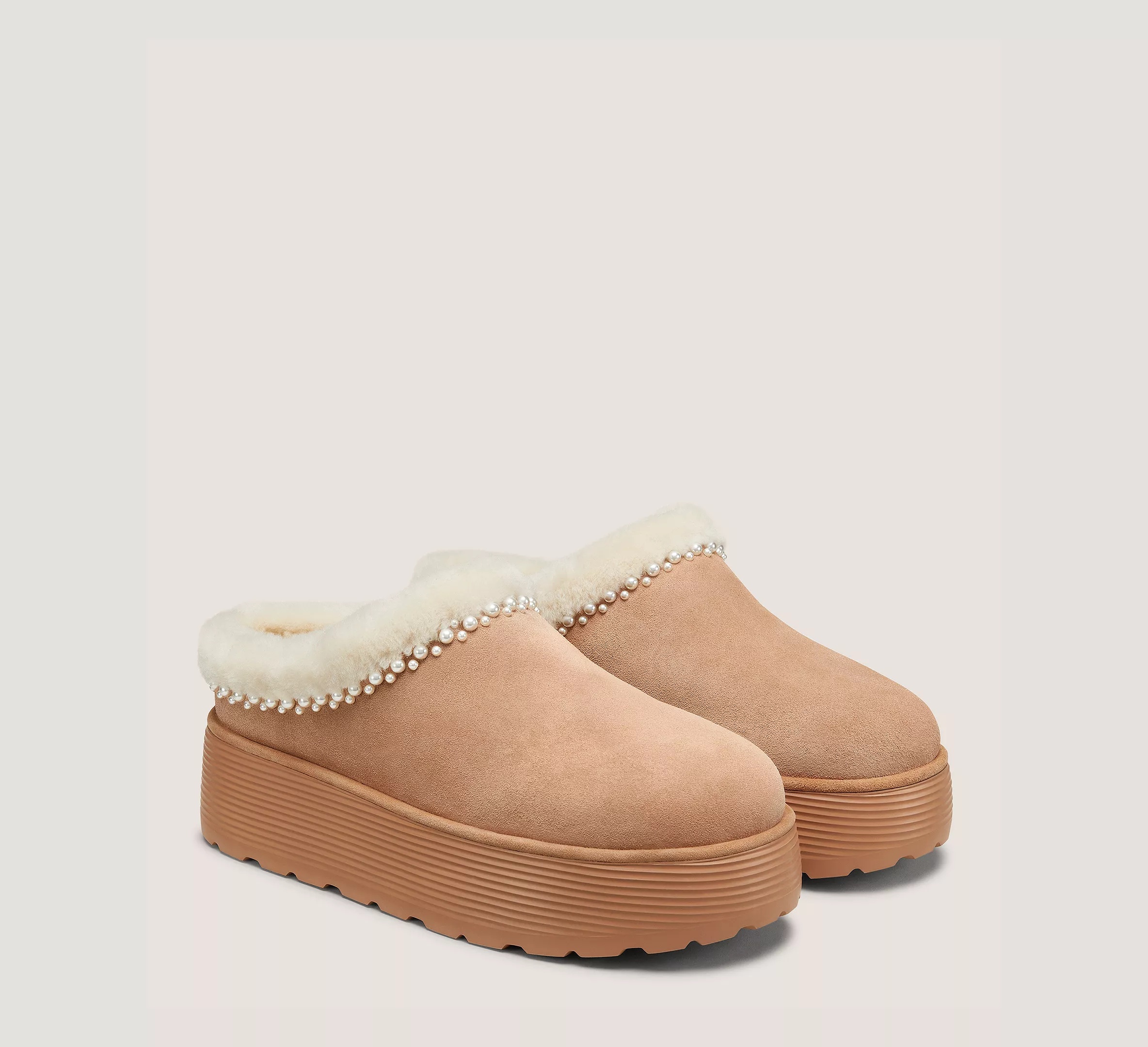 NELLIE PEARL FLATFROM MULE - 2