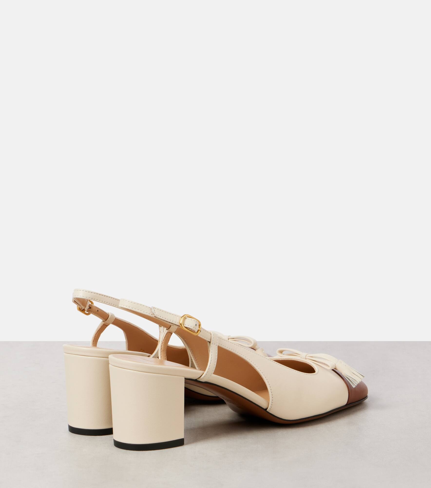 Valet du Roi leather slingback pumps - 2