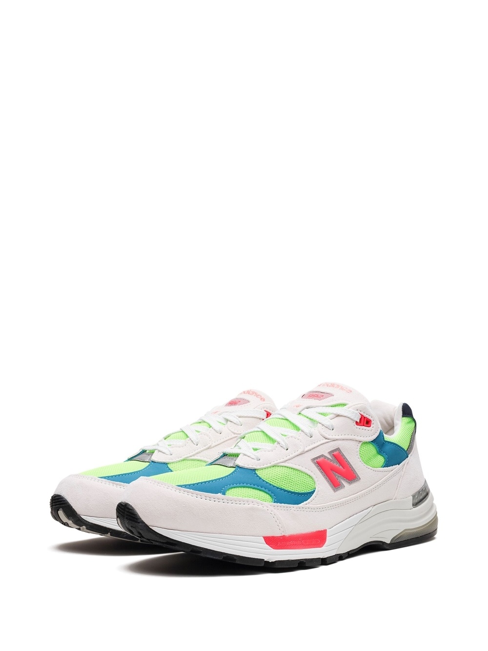 992 "White Neon Cyan" sneakers - 4