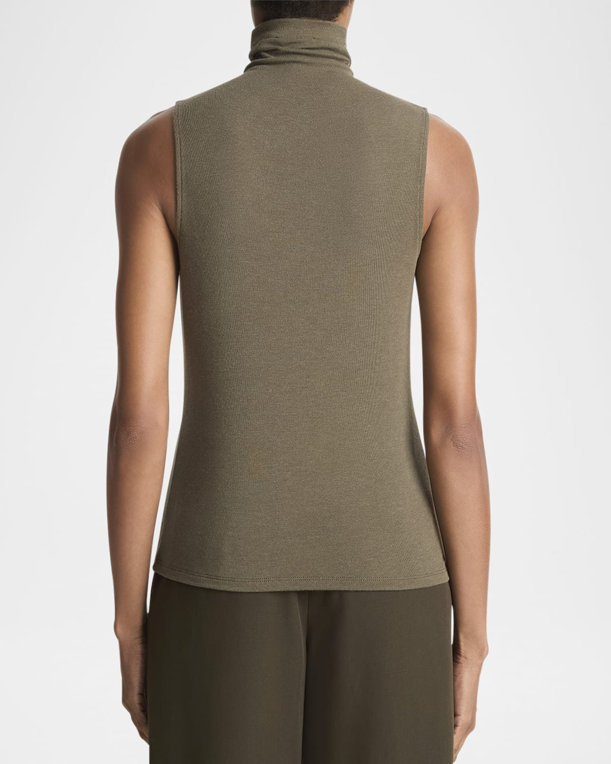 Sleeveless Turtleneck Top - 3