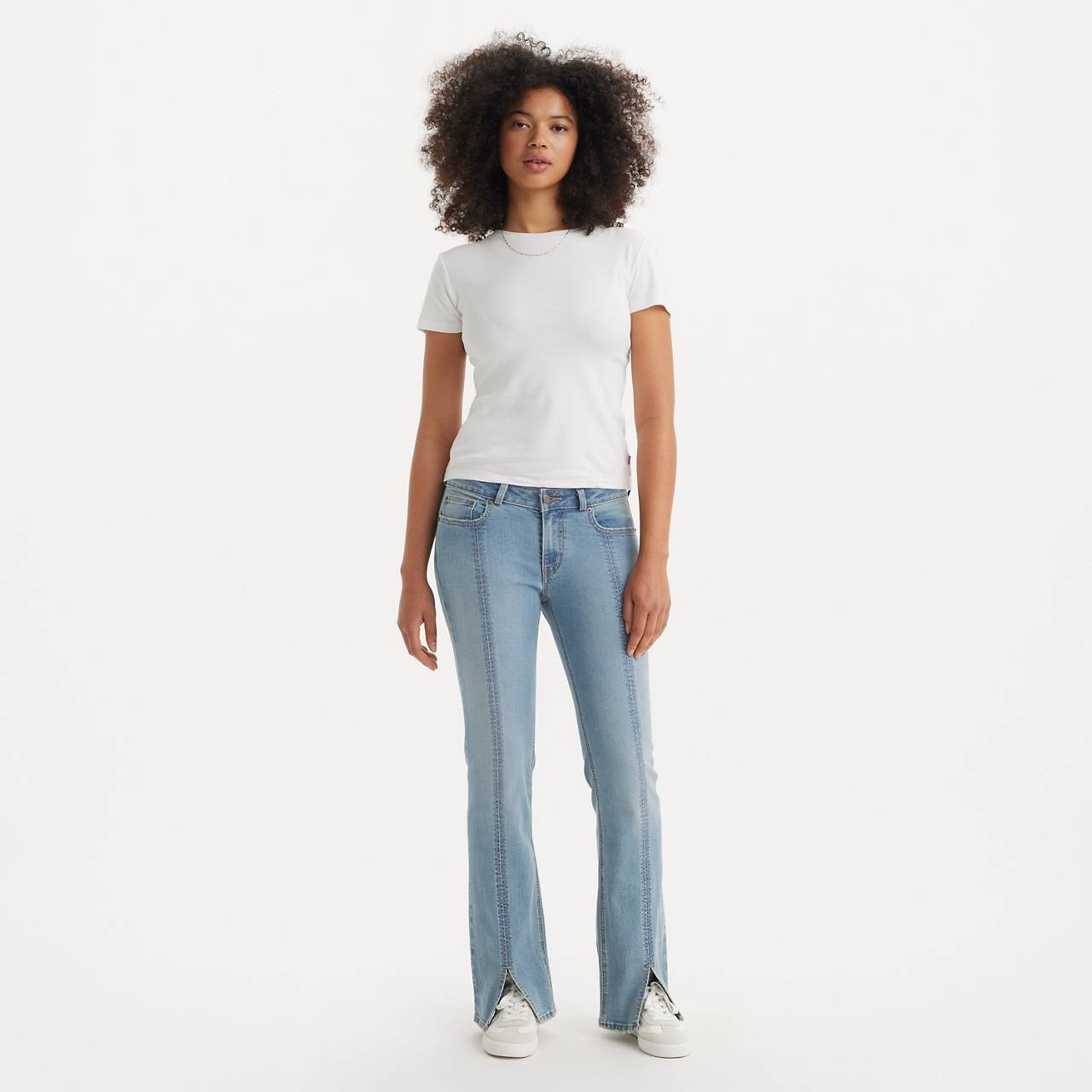 SEAMED SUPERLOW BOOTCUT WOMEN'S JEANS - 2